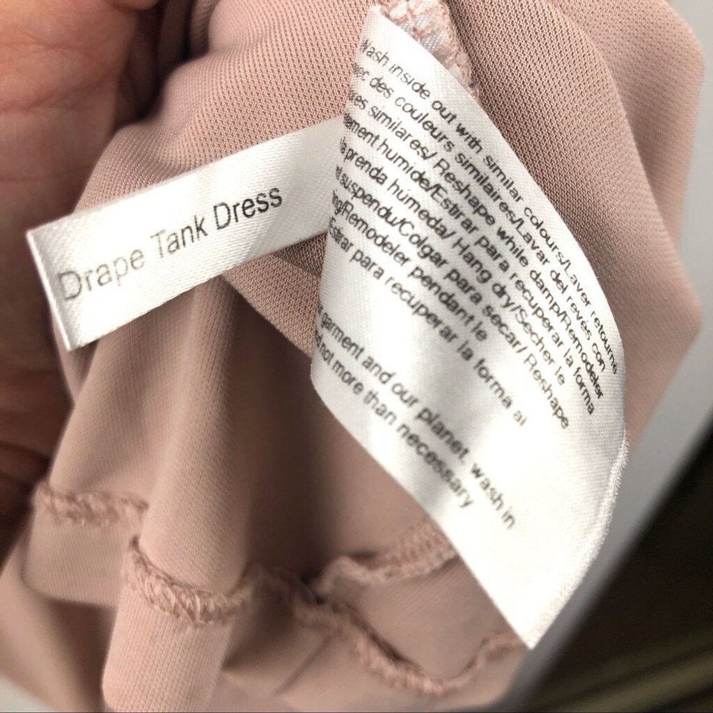 FILIPPA K Dusty Pink Viscose Drape Tank Dress XS