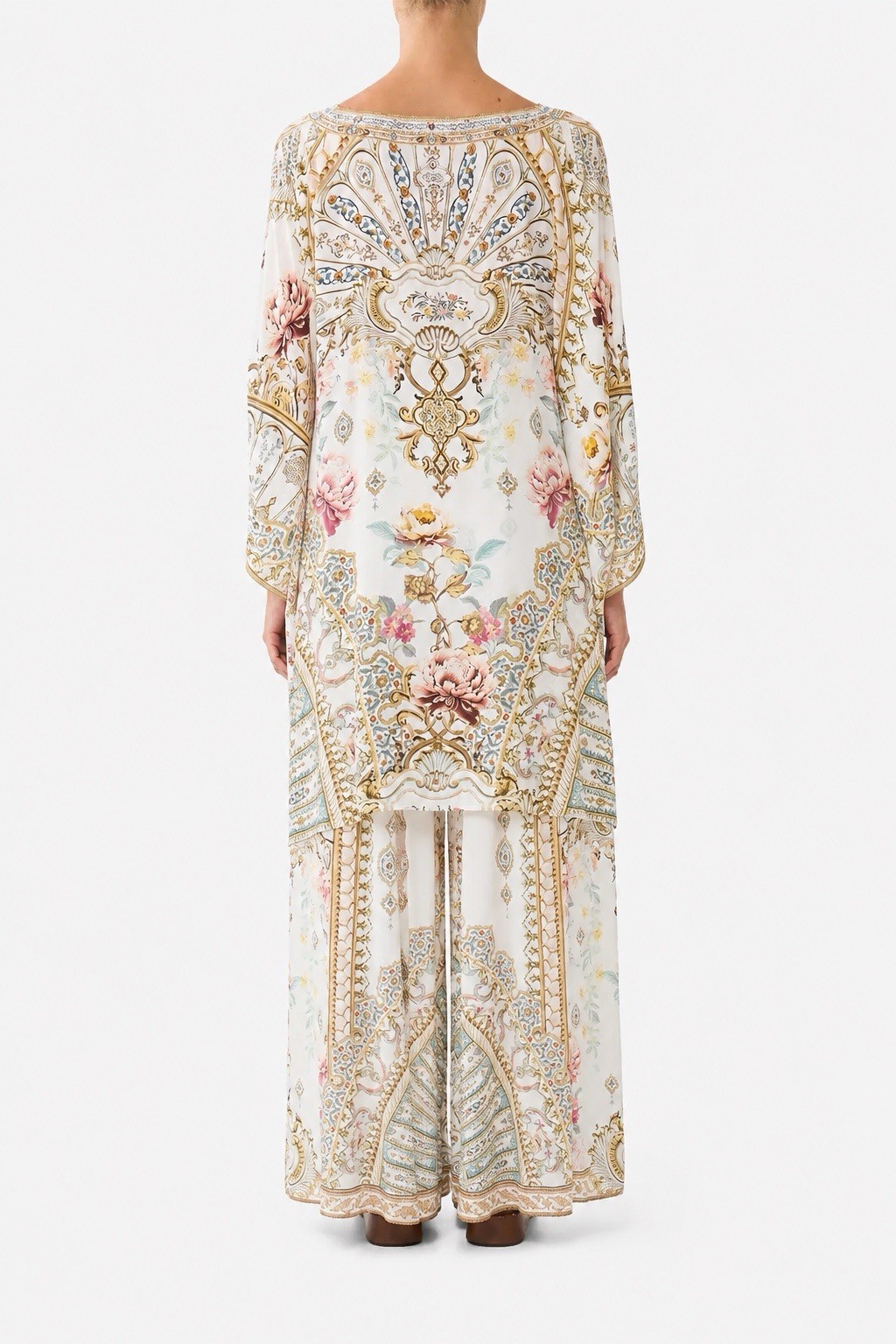 Camilla Ottoman Dynasty Short Kaftan With Cuff One Size