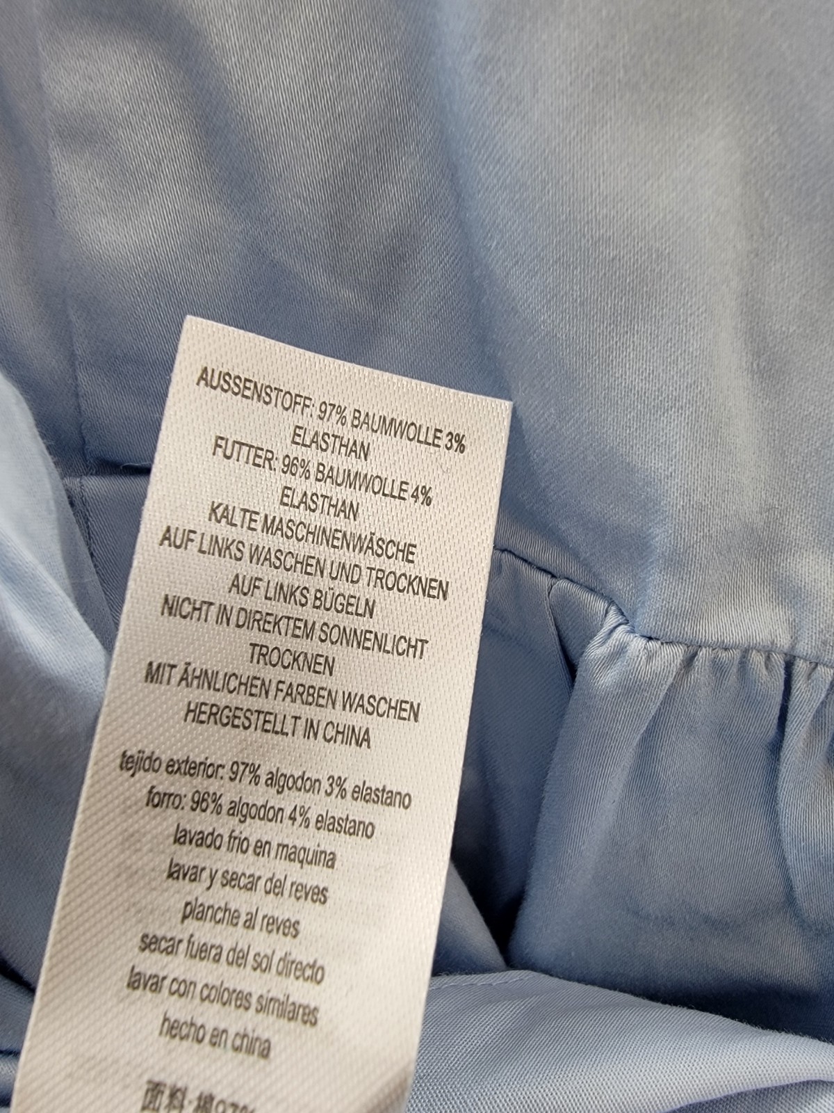 French Connection Florida Summer Dress Women’s 8 Cashmere Blue Back Zip Closure