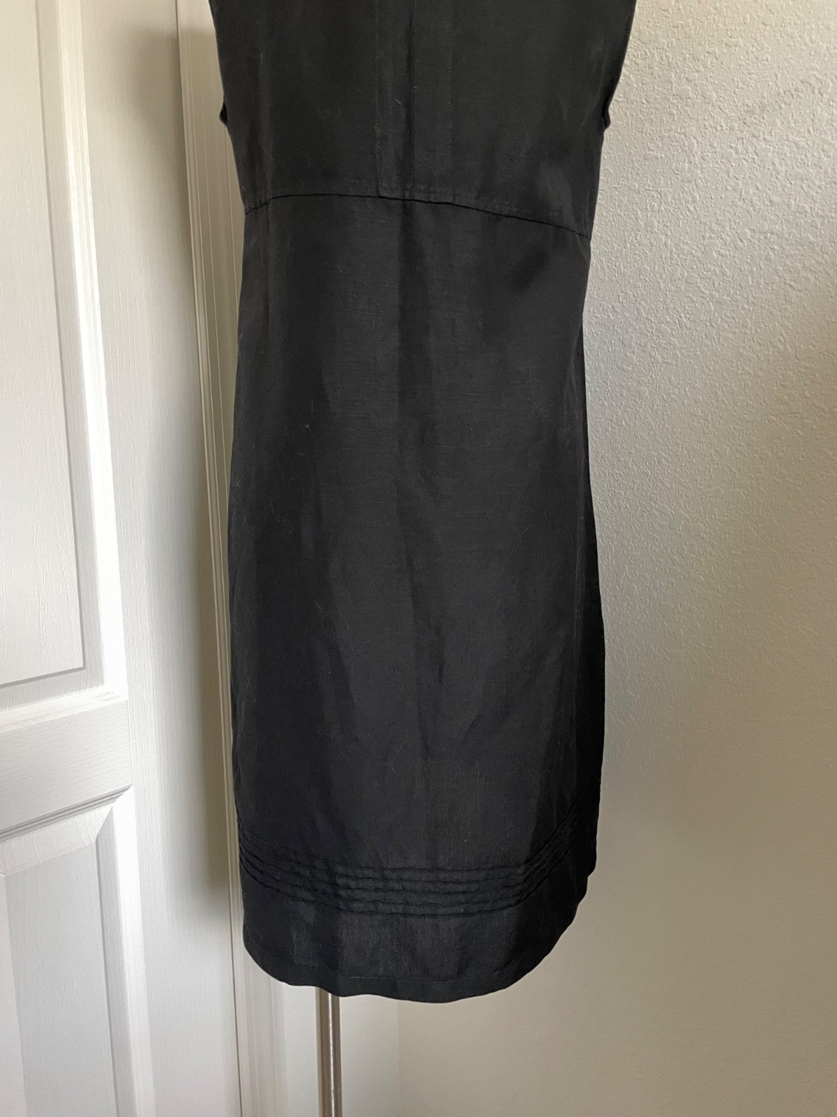 Mark, Fore, & Strike Black Linen Blend Sleeveless Mini Shift Dress Size Medium