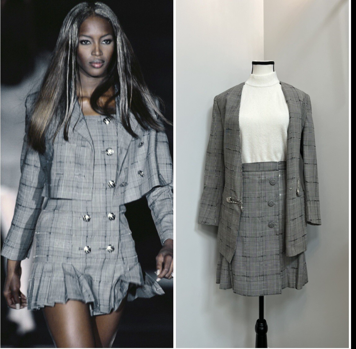 Vintage 1994 Gianni Versace Couture Blazer Medusa Details Size 40