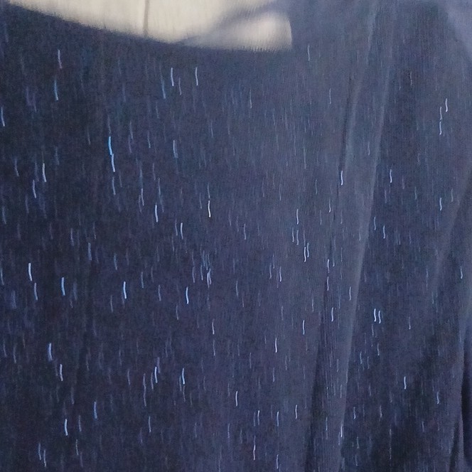 Navy Blue Sparkle Shawl Wrap Sleevless Built In Slip Cocktail Or Evening Dress