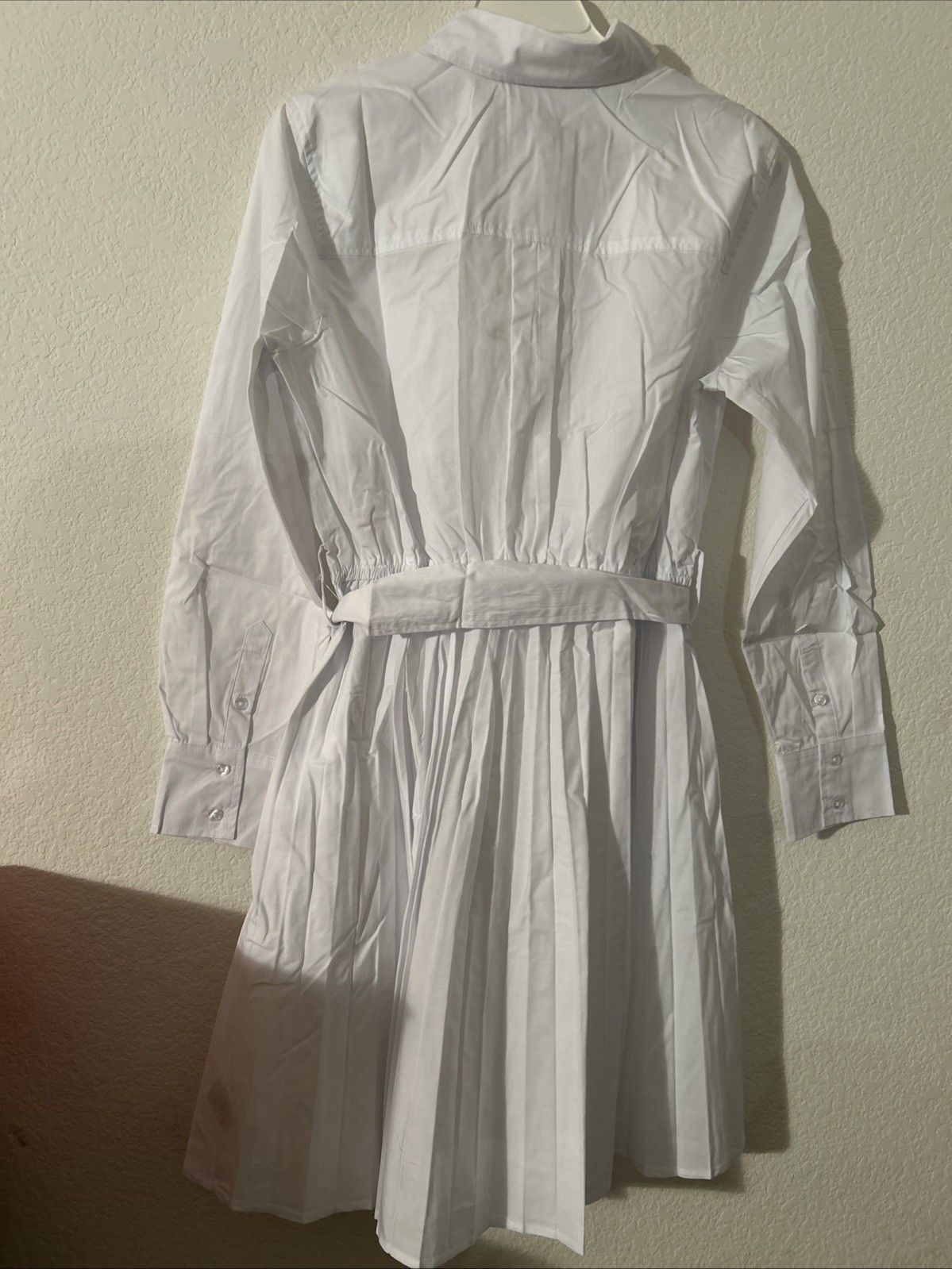 Women’s Free Assembly Small Mini Shirt Dress NWT Vivid White