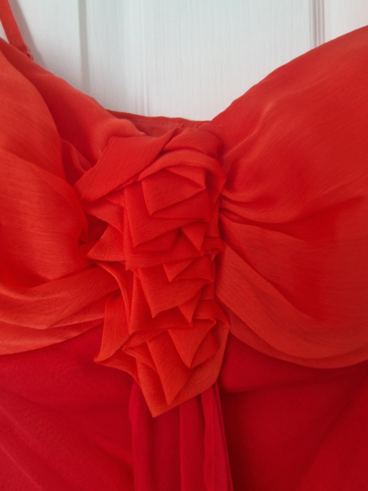 #ladies Debut Knee Length Dress Special Occasion Ombre Red/black. Size 12