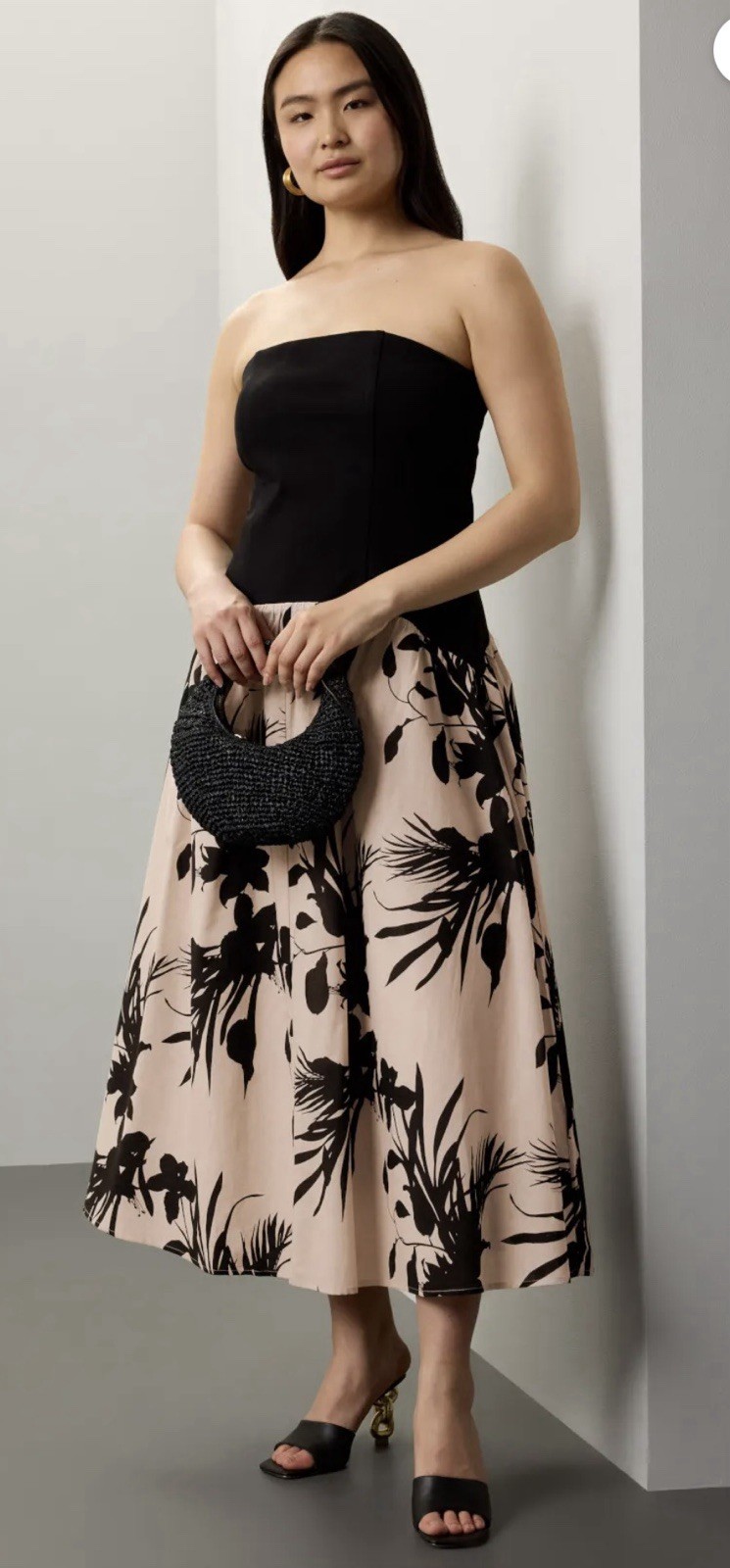 Love, Whit by Whitney Port Strapless Drop Waist Dress Size XXL Designer