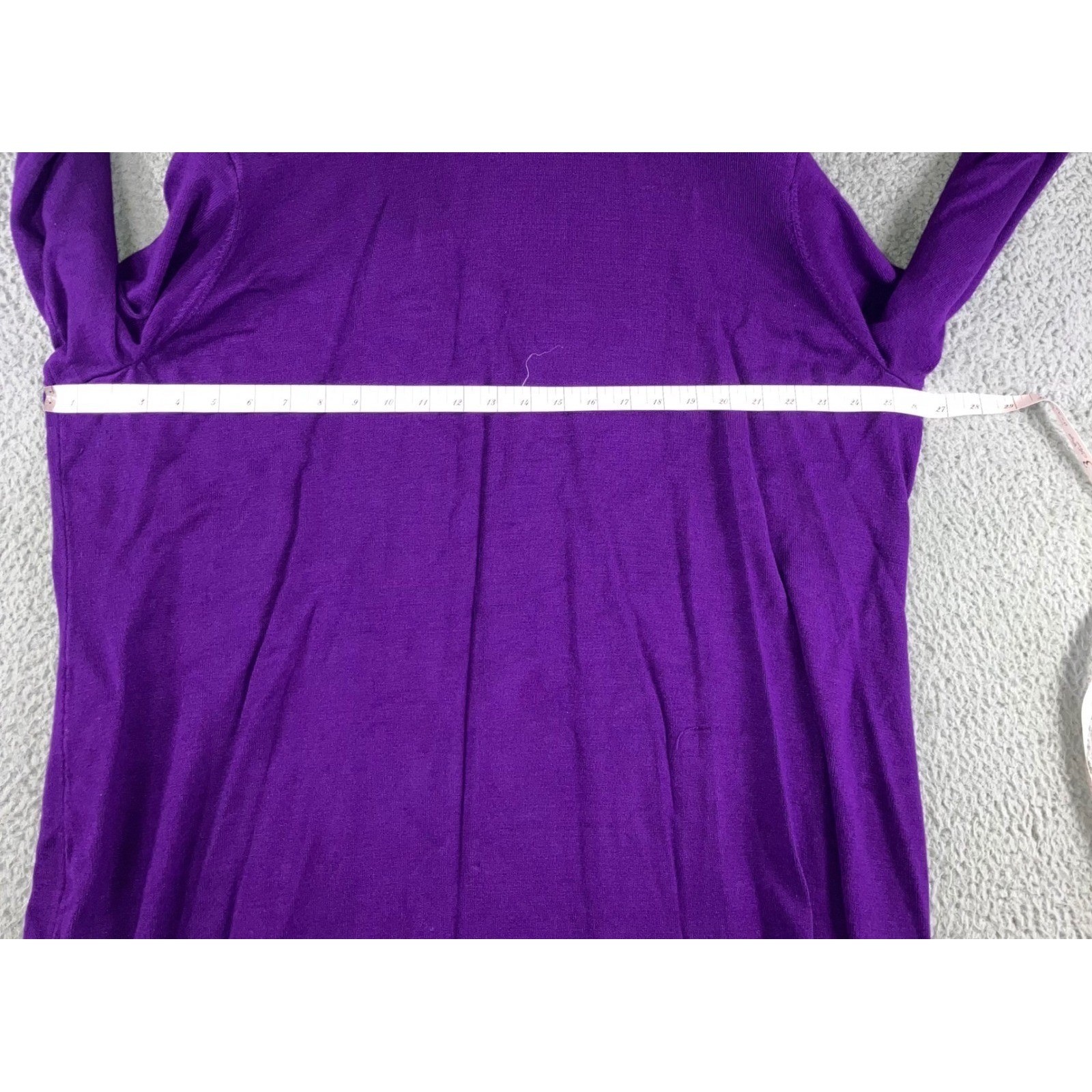Sergio Hudson Strong Shoulder Sweater Dress 4X Mock Neck Midi Long Sleeve Knit