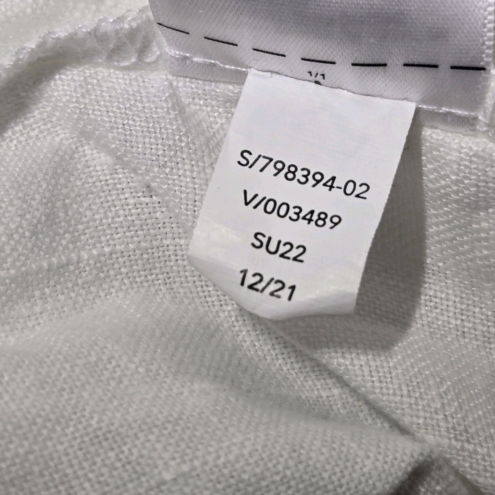 Athleta 100% Linen Dress 8 Playa Wrap Snow White Sustainable Beach Resort Wear