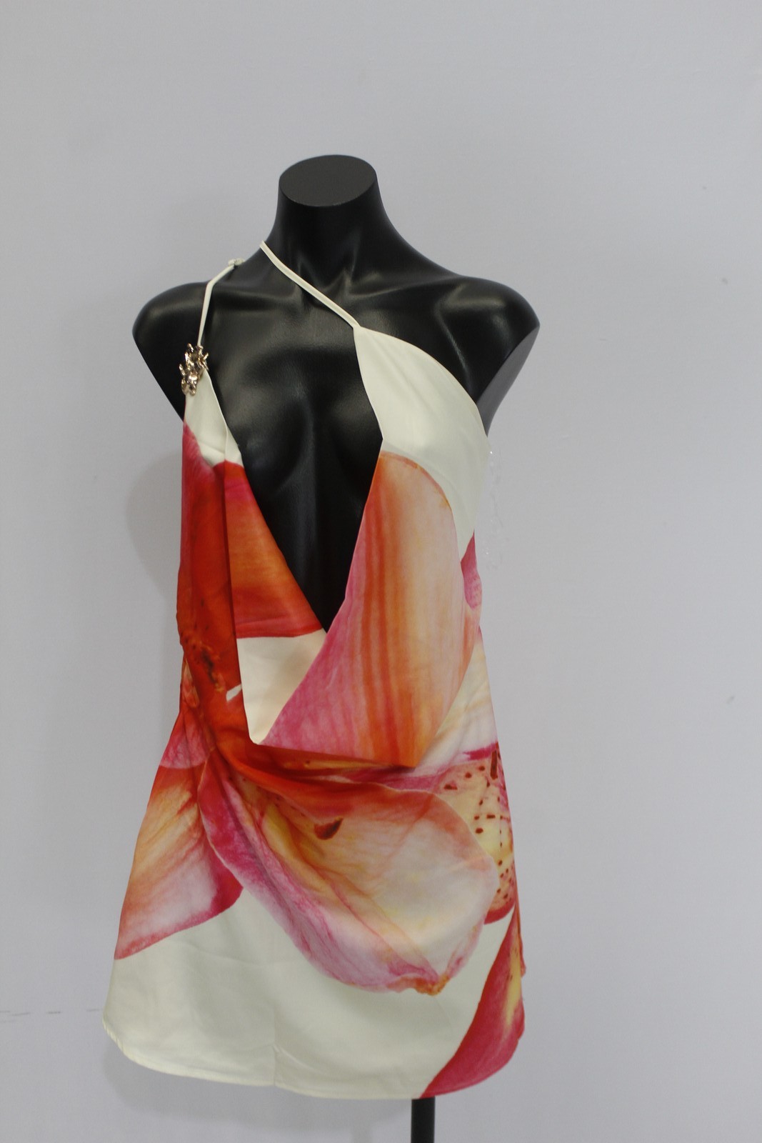 Peppermayo Women’s Aiva Mini Dress EJ3 Yellow Floral Size 16 (US 12) NWT