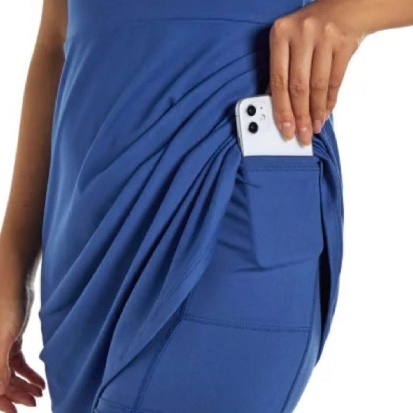NWT Gap XS Blue active tank Dress shelf bra