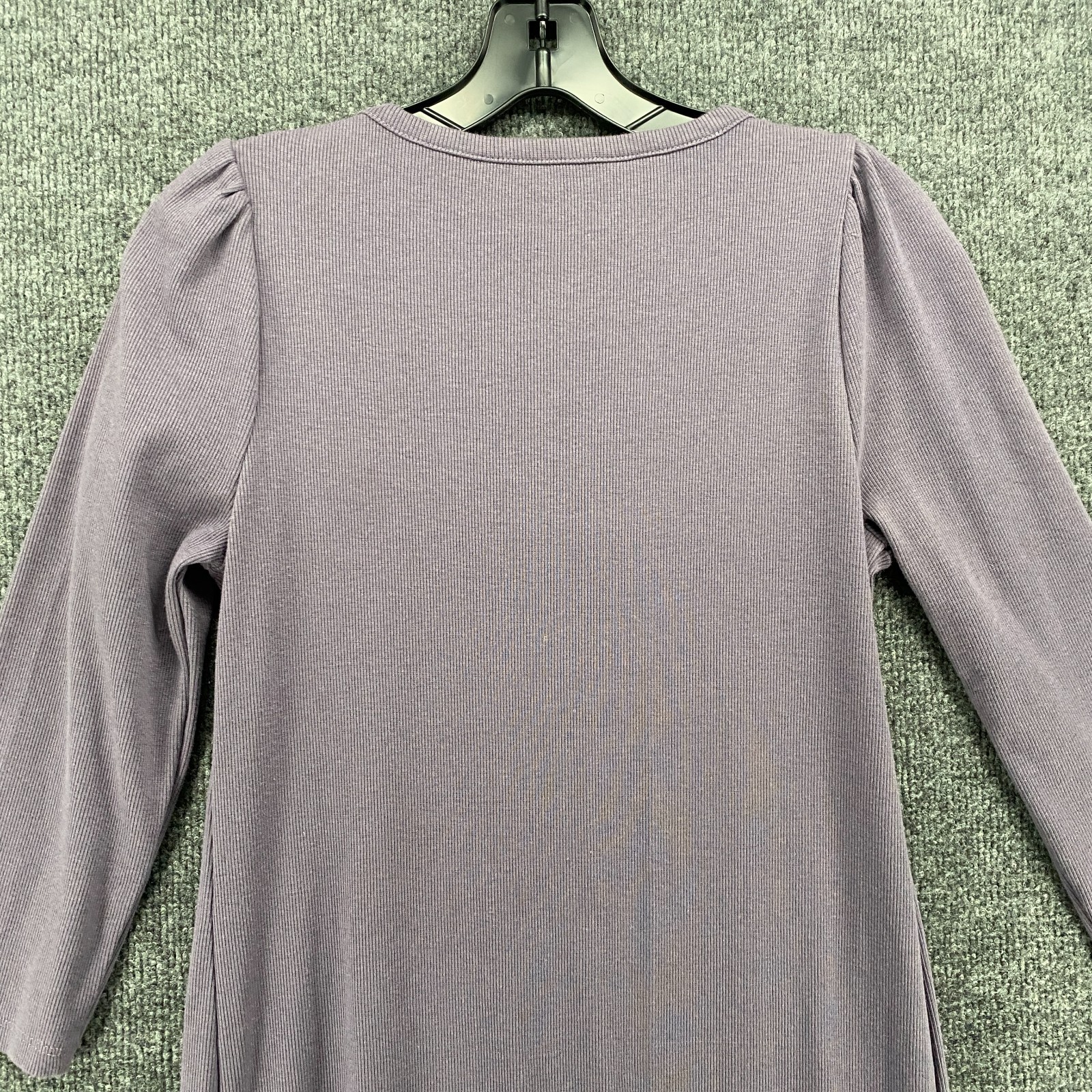The Nines by Hatch Dress Medium Maternity Purple Fitted Midi Side Slit Causal