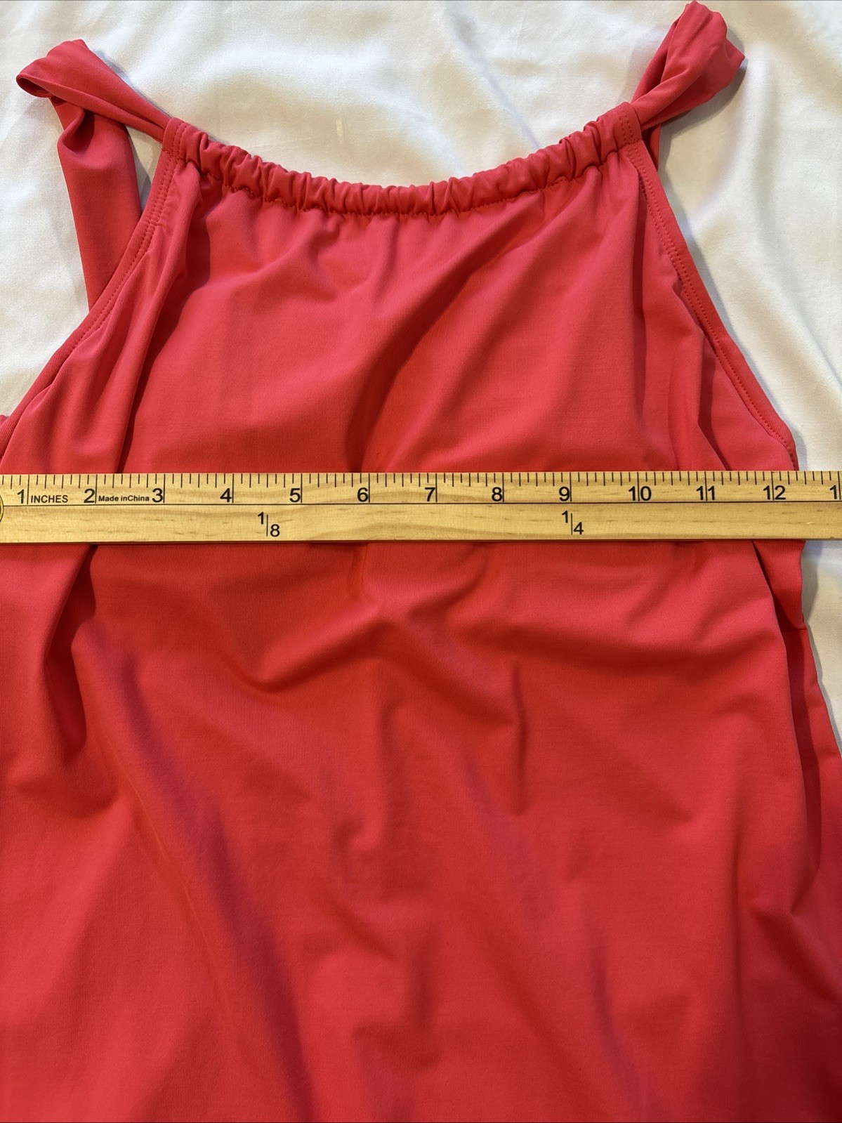 Athleta Kokomo Swim Dress Halter Tie Back Padded Built in Bra Swim Women’s Small