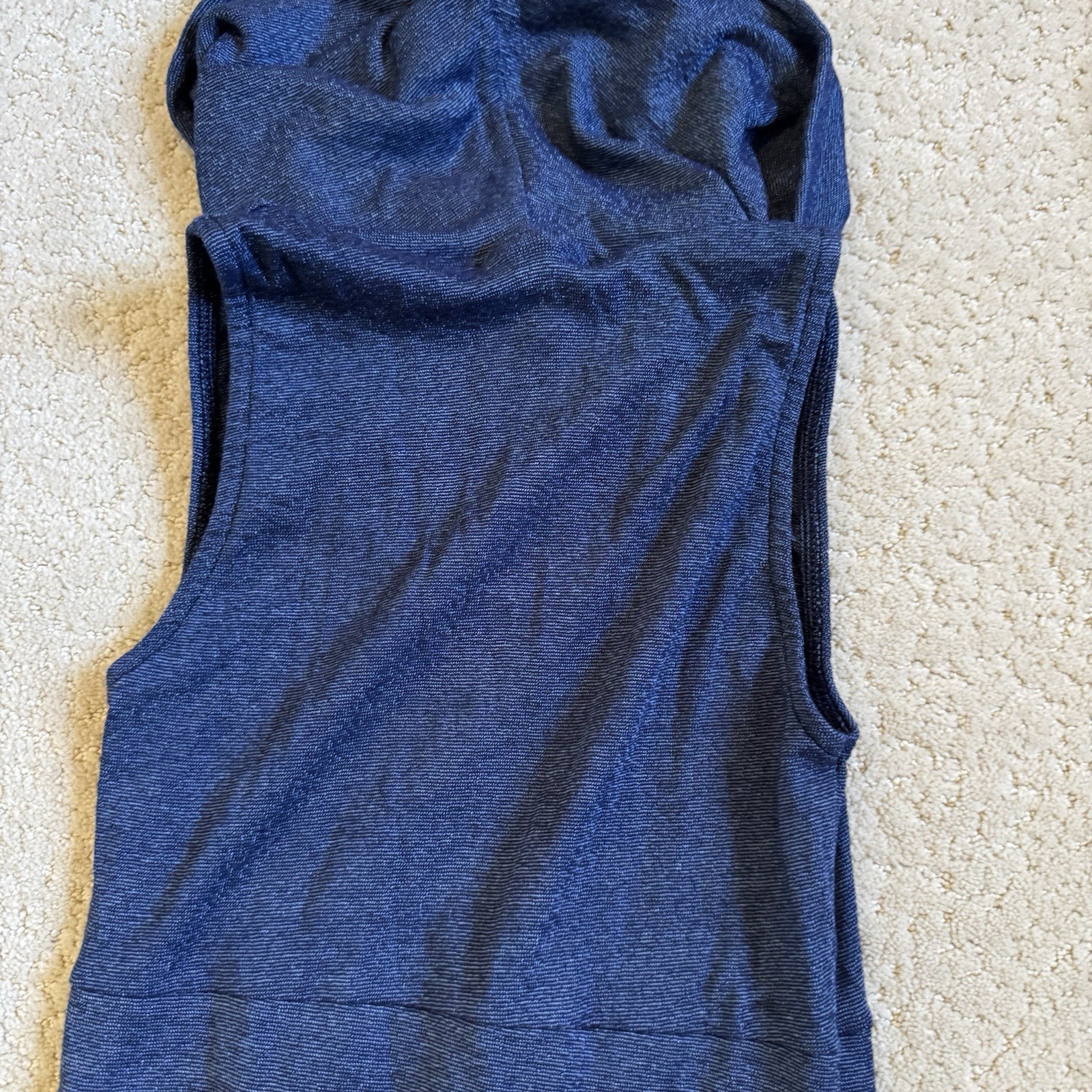 Michael Stars Sleeveless Cowl Neck Dress Blue One Size Fits Most Style 0369 USA