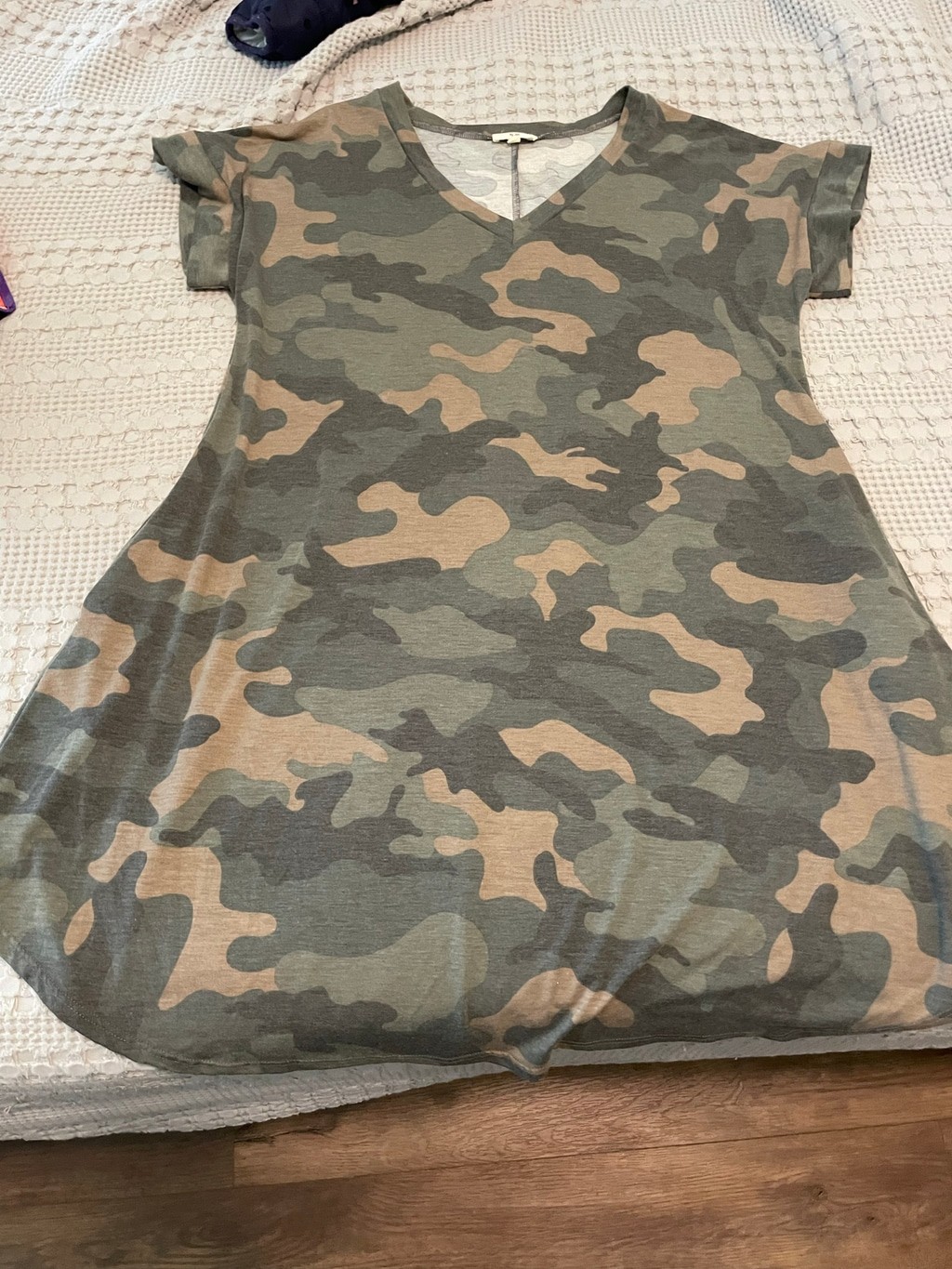 Women’s Sweet Lovely by Jen Camo dress Size L Y2K streetwear