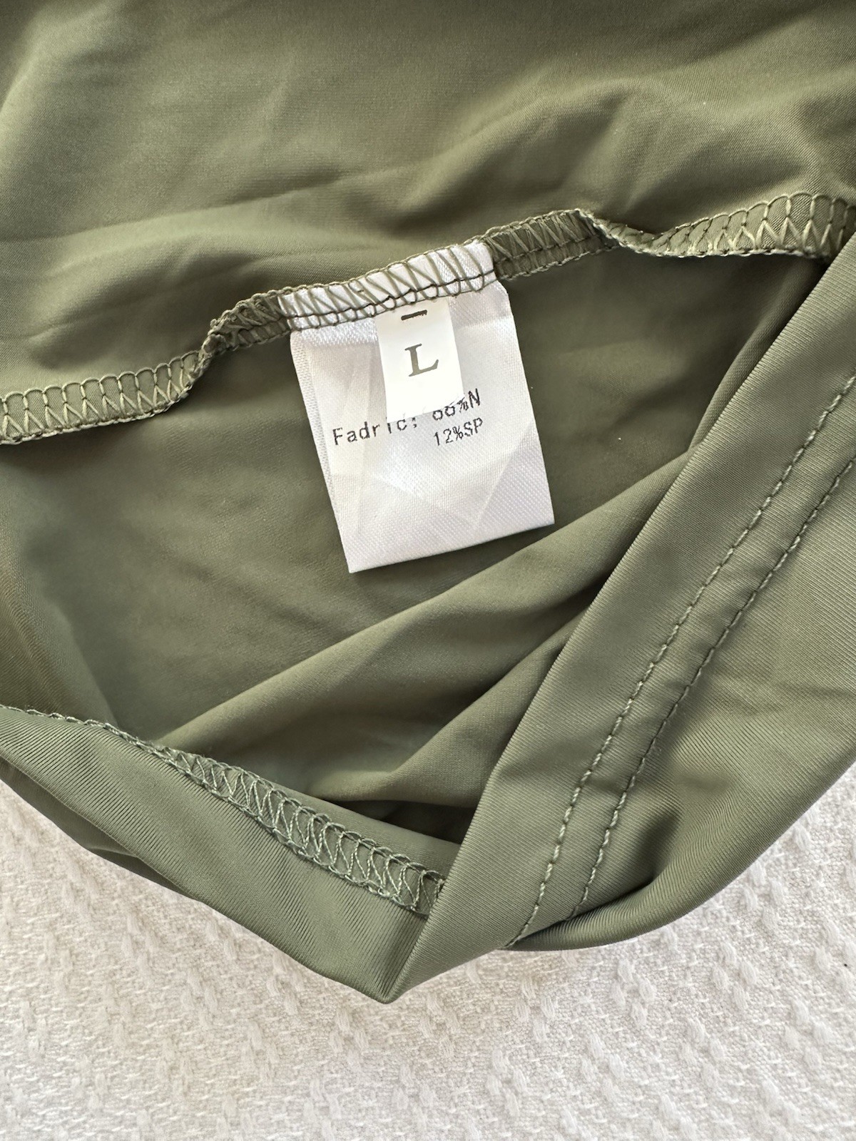 Athletic Tank Dress Cupped Shelf Bra & Shorts Women’s M Olive Green Yoga Workout