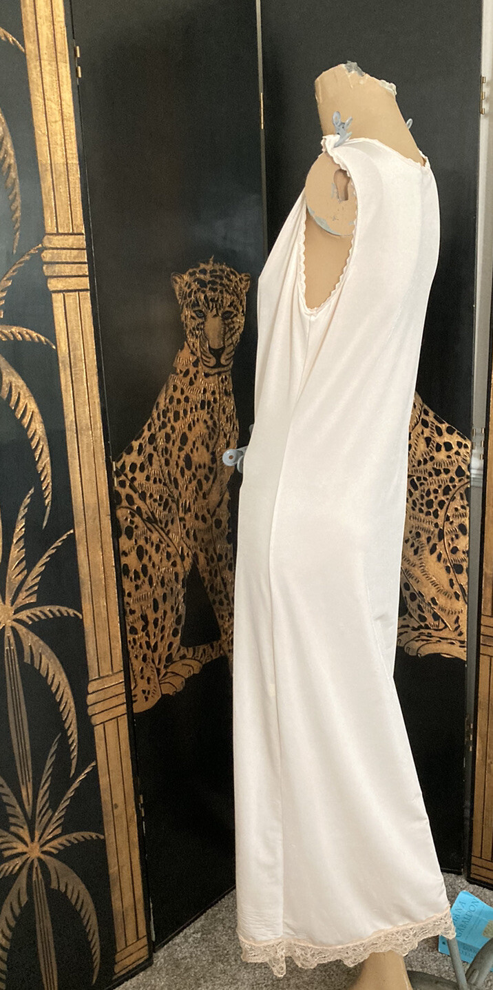 Michal Negrin Pale Pink Camisol Slip Dress Size L