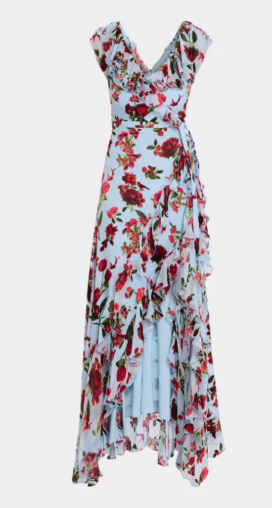 Alice and Olivia Kristen Wrap Dress