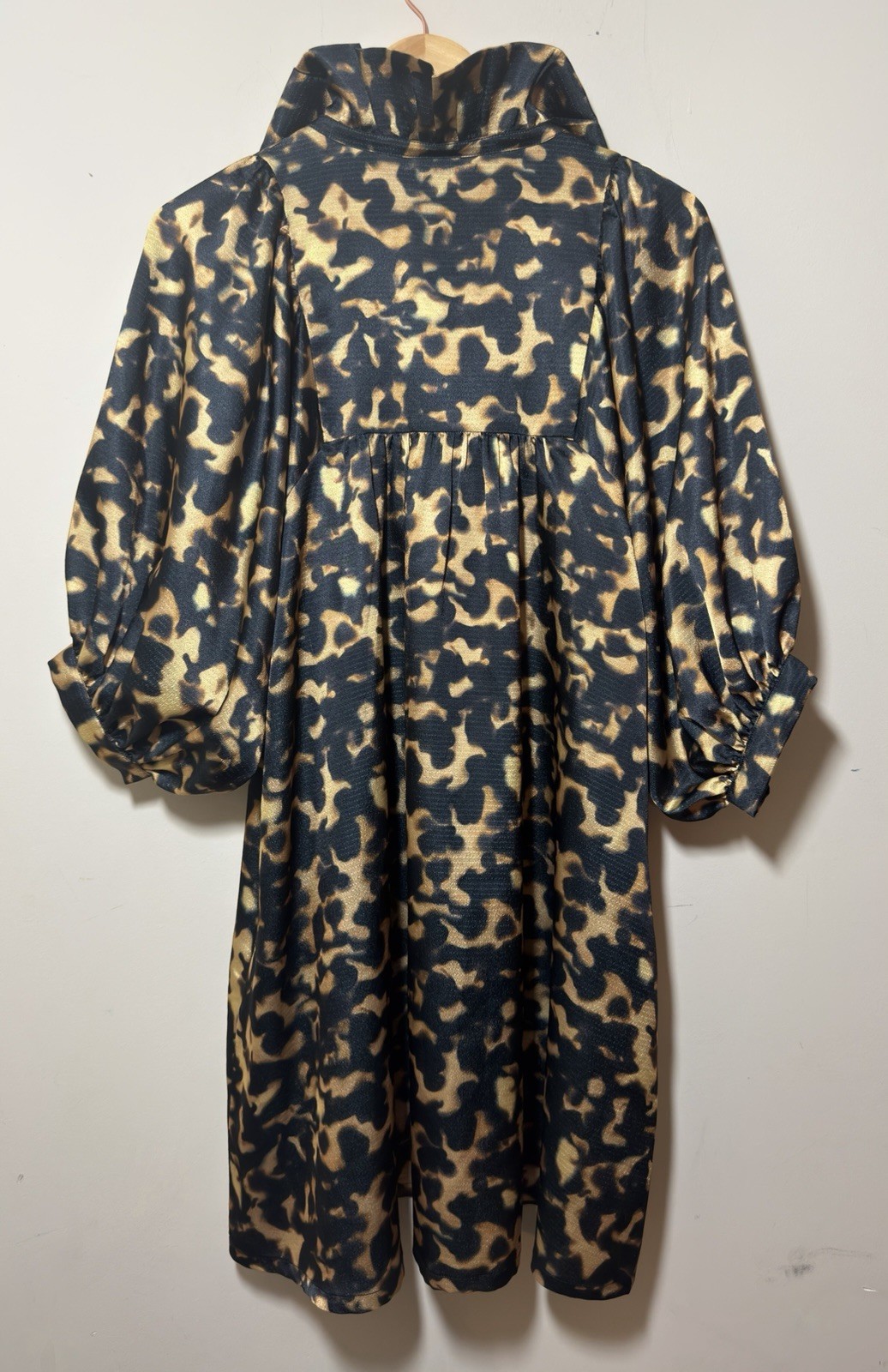 Emily mcCarthy Stella dress tortoise Shell Size Small NWT