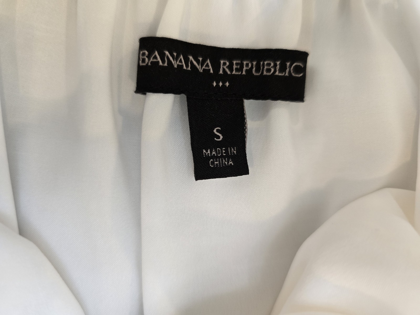 Banana Republic Open-Back Midi Dress White Snow Day sz small Whit Pockets