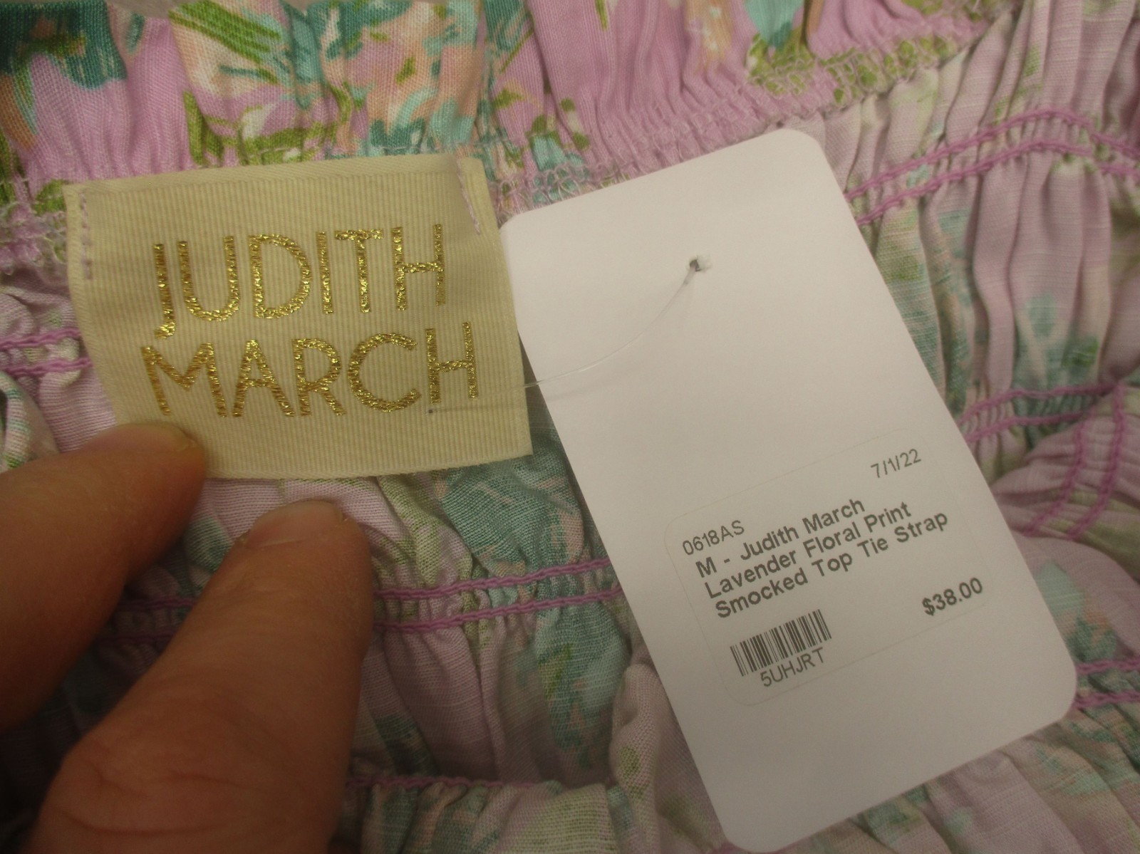 NWT Judith March Size M Womens Multicolor Floral Ruffle Beauty Sundress 287