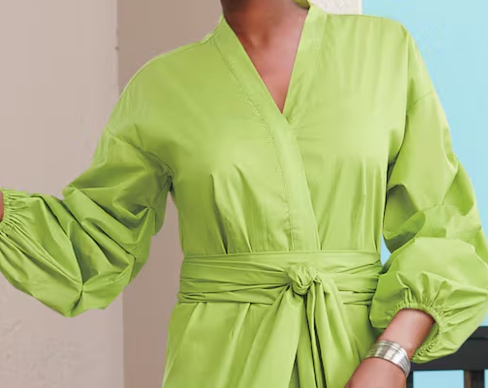 Size 20W PLUS Ashro Lime Green Summer Wedding Vacation Farah White Dress