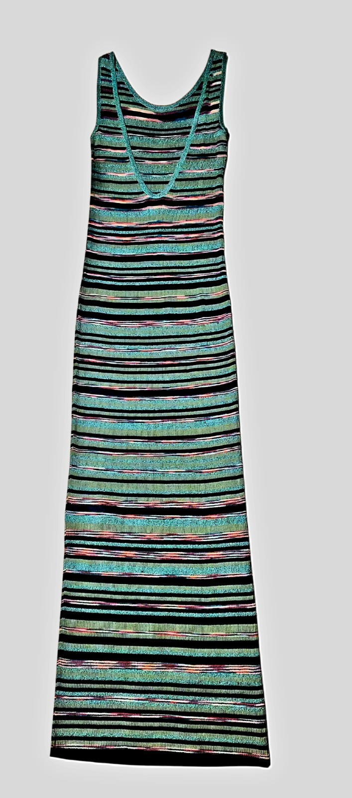 NWOT $1095 MISSONI Knit V BACK Maxi DRESS – SEXY! XS/S