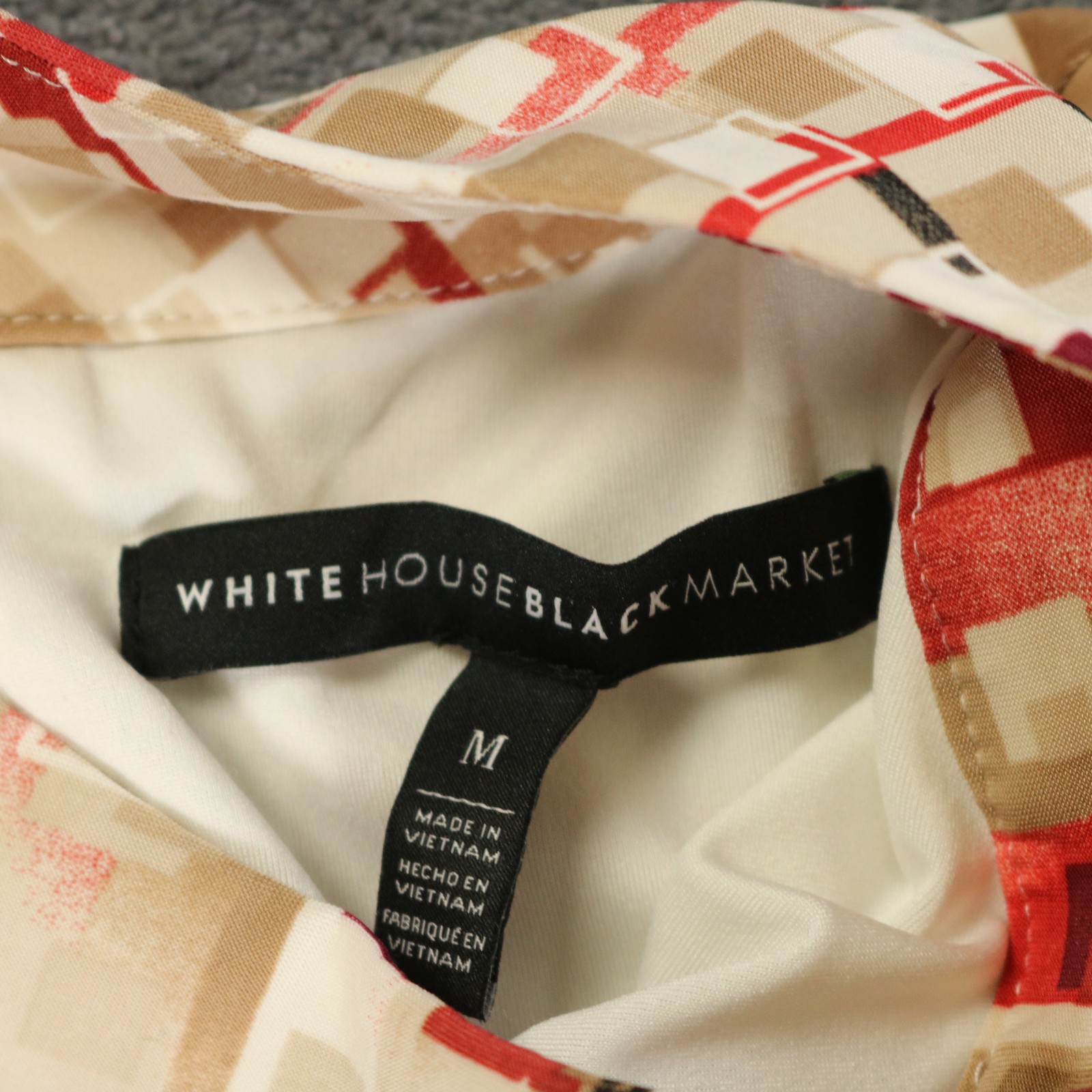 White House Black Market High Neck Keyhole Back Mini Dress Sleeveless M