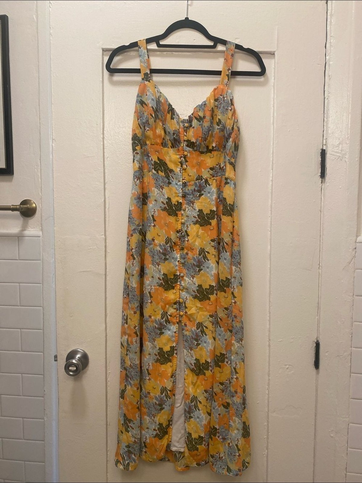 Abercrombie & Fitch Floral Midi Dress