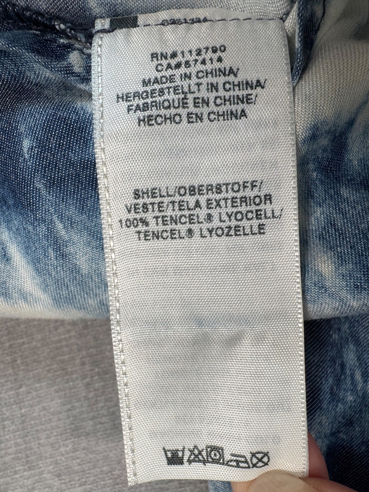 True Religion Womens Tie-Dye Sleeveless Indigo Tencel Georgia Dress XS Travel