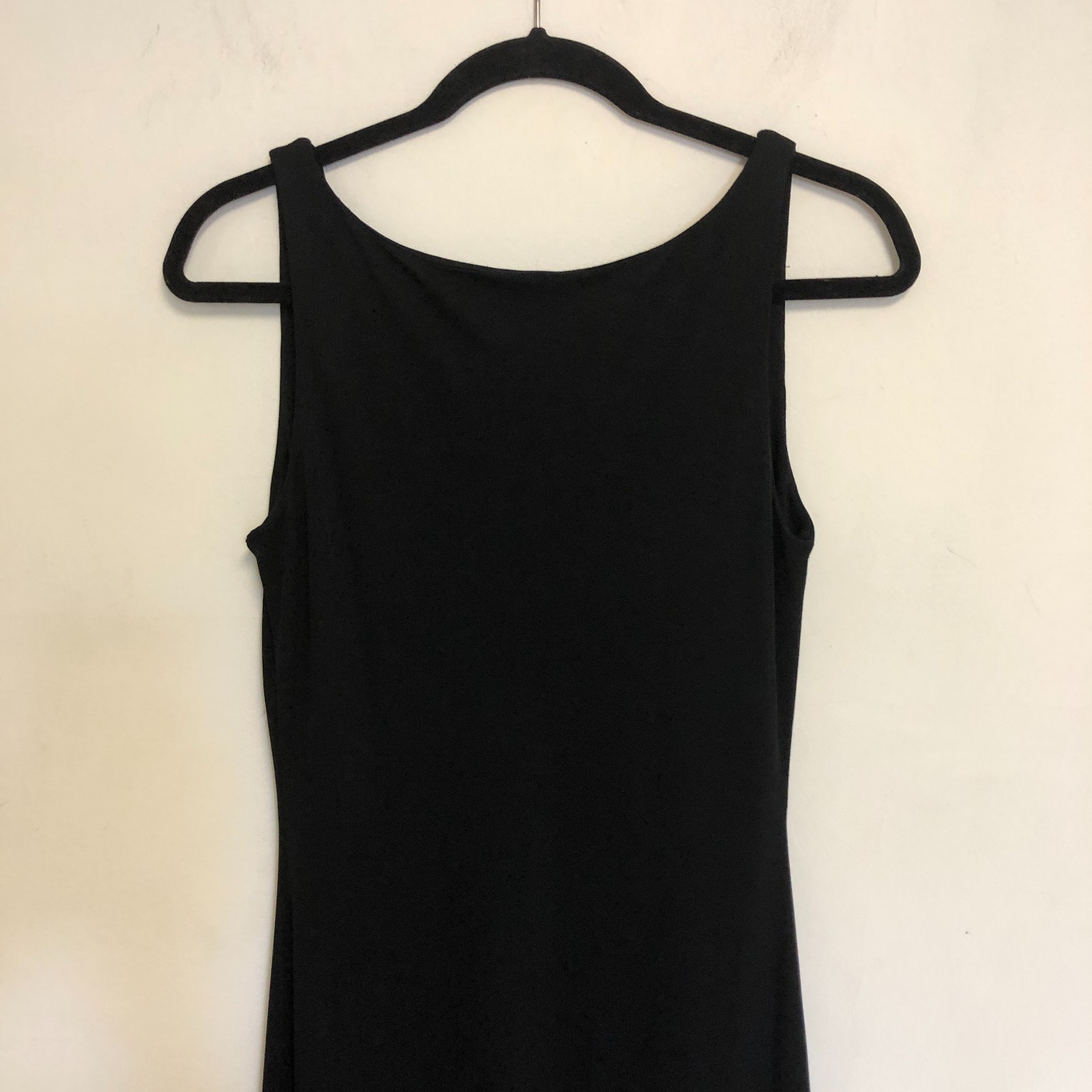 Lauren Ralph Lauren Elegant Maxi Dress Sz M Jersey Knit Sleeveless V-Back