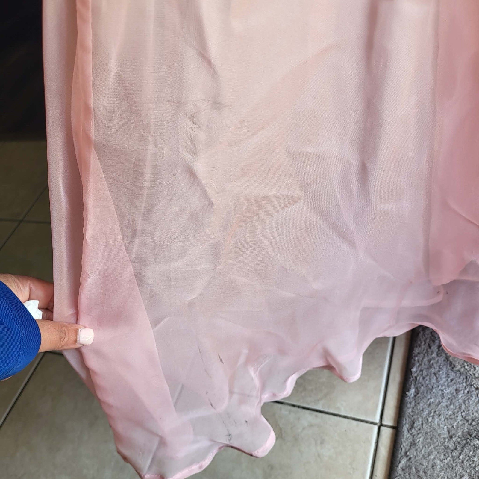 Party Time Formal Prom dress Plush Pink Beaded Bodice Size 0