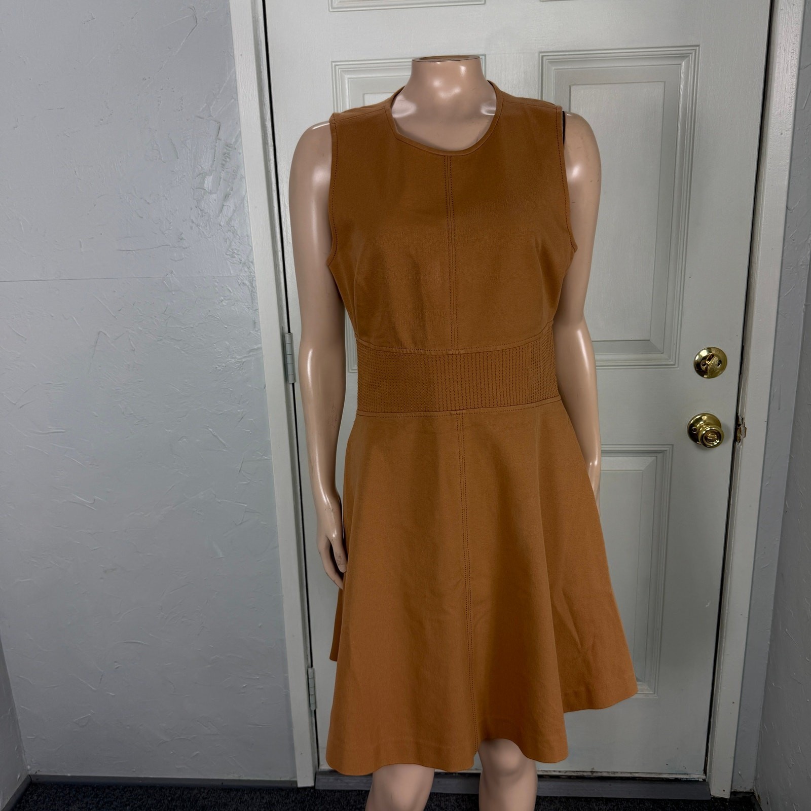 Derek Lam 10 Crosby Women’s Sleeveless Dress 6 Corset Waist Cotton Blend X3-21