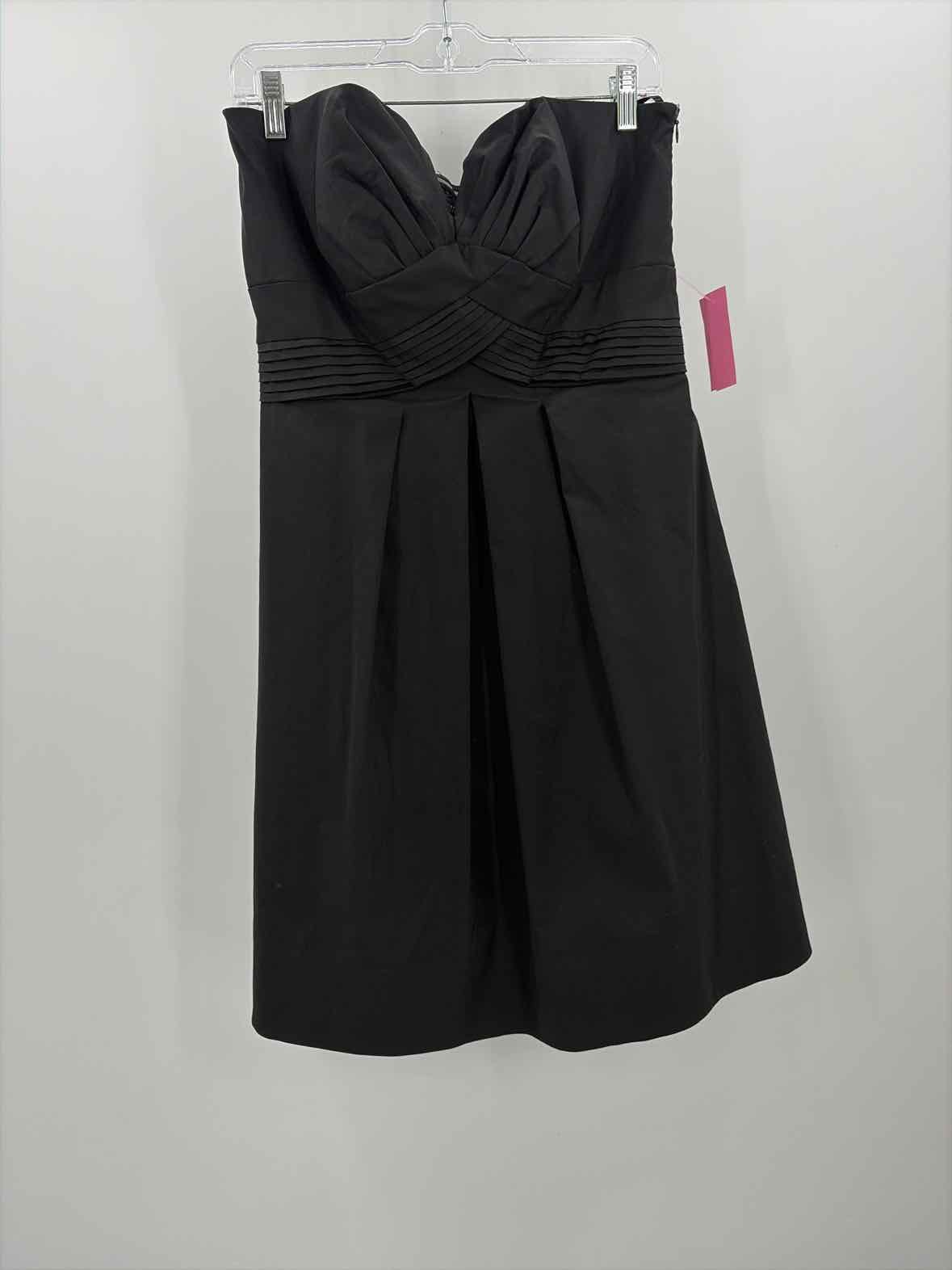 Pre-Owned WHBM Grey Size 10 Short Strapless Dress