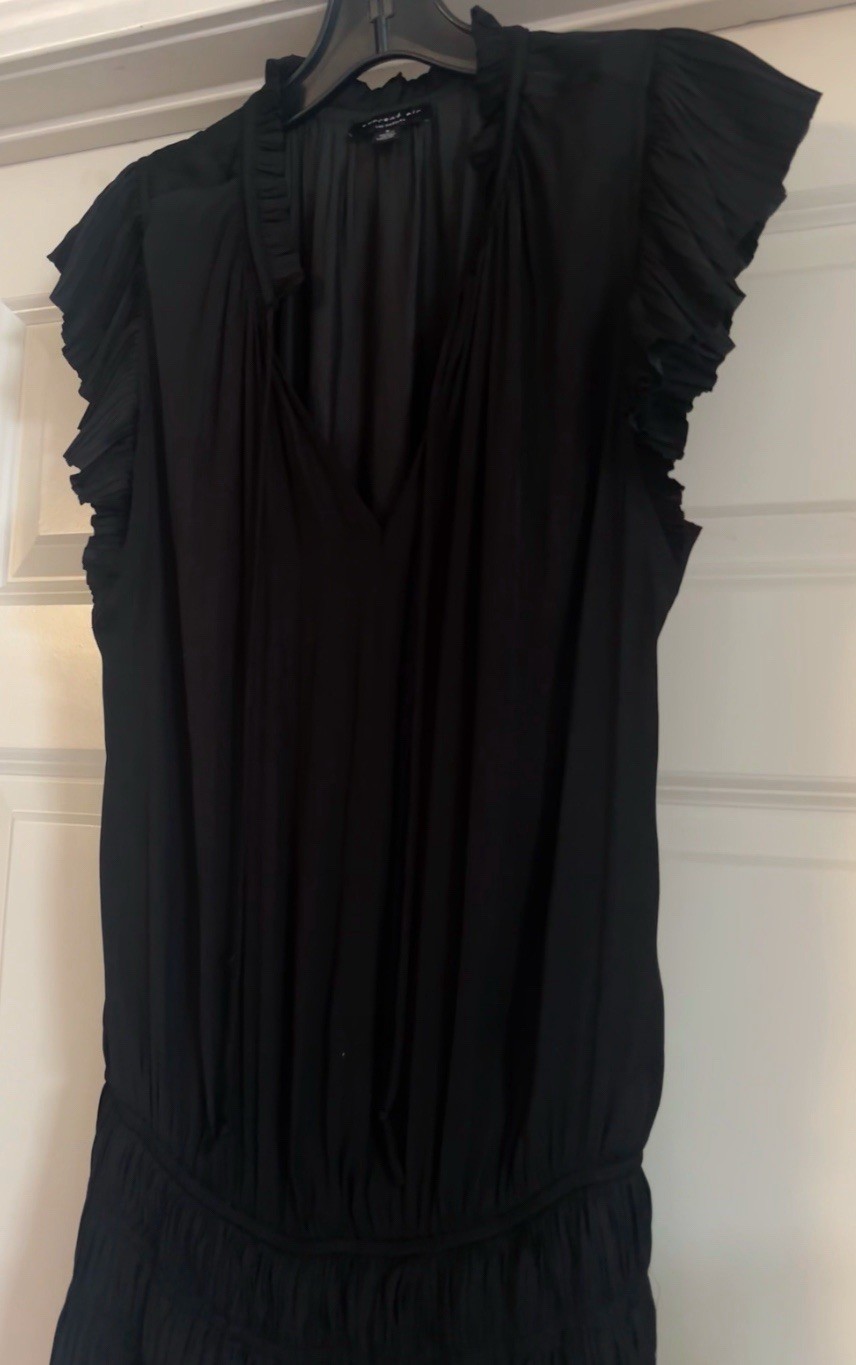 NWOT Current Air Coastal Preppy Accordion Pleat Old Money Quiet Luxury Size S