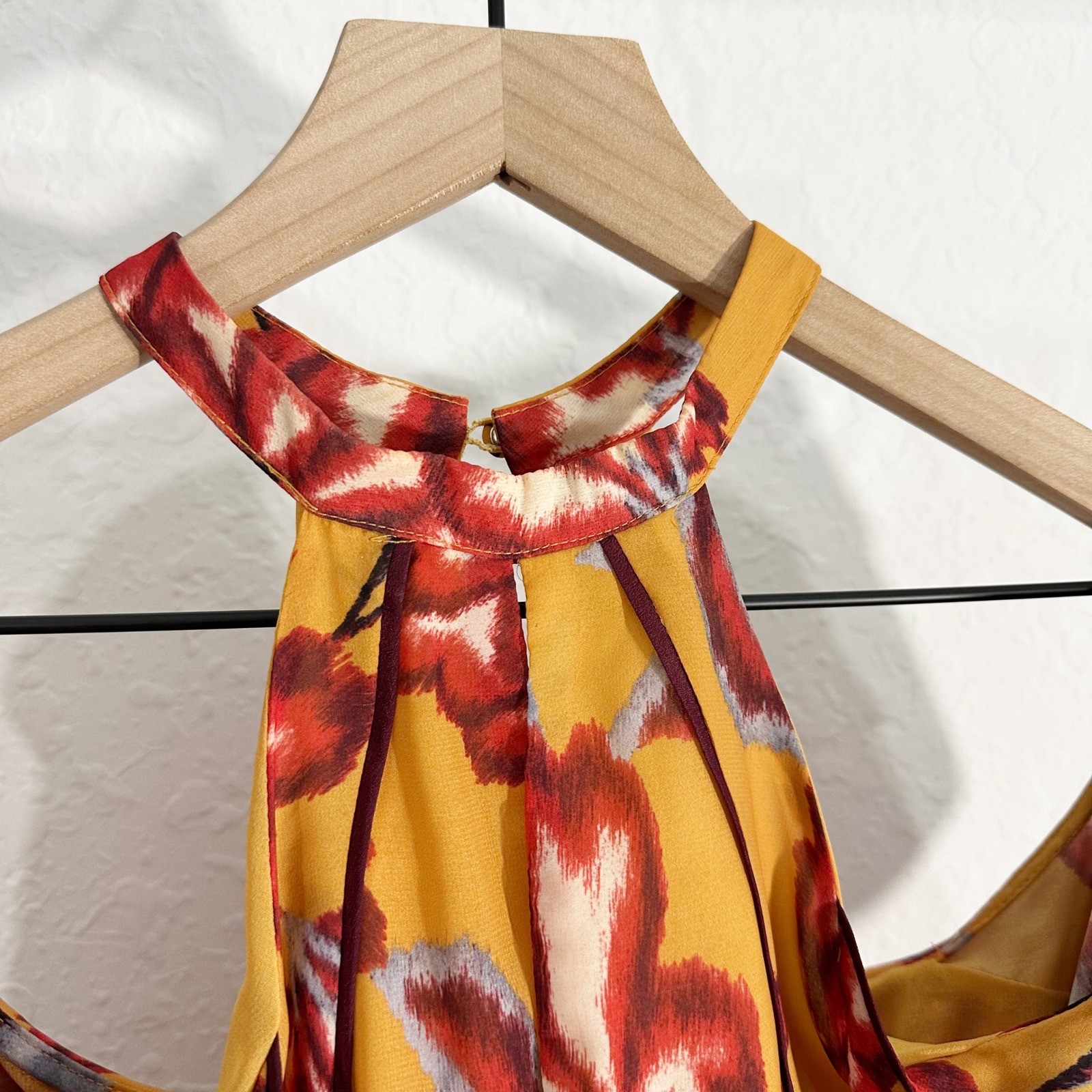 House of Harlow Revolve Harmony Reims Floral Cold Shoulder Mini Dress Small Boho