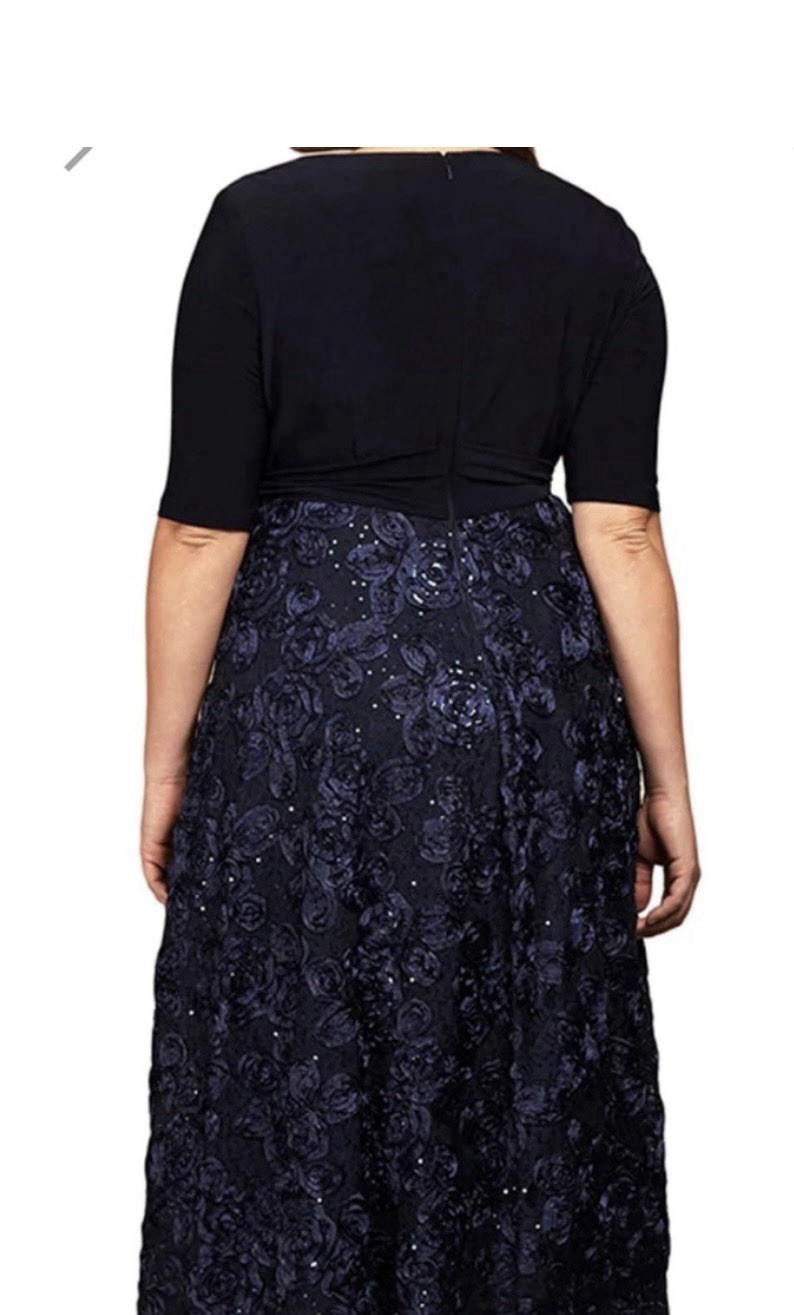 alex evenings dress size 14 womens