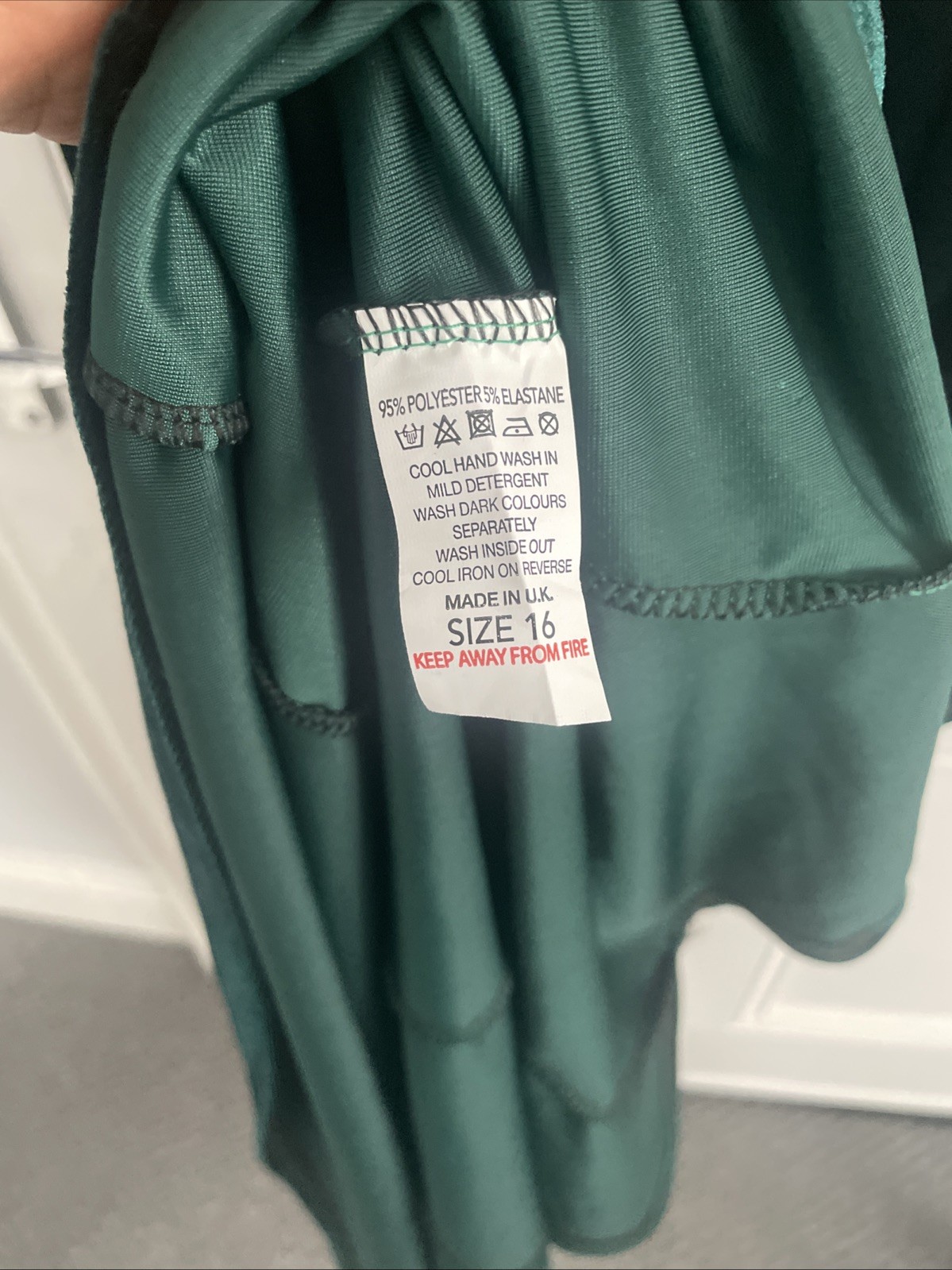 Emerald Green Velvet Knot Front Bardot Evening Gown UK12/14 See Description