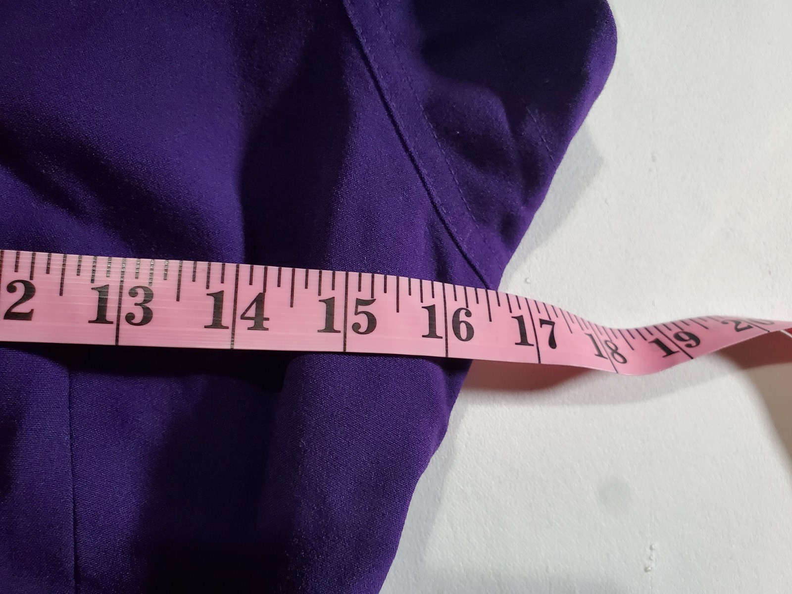 Calvin Klein Dress doubled breasted Size 6 Purple Belted Pockets Lined *FLAW
