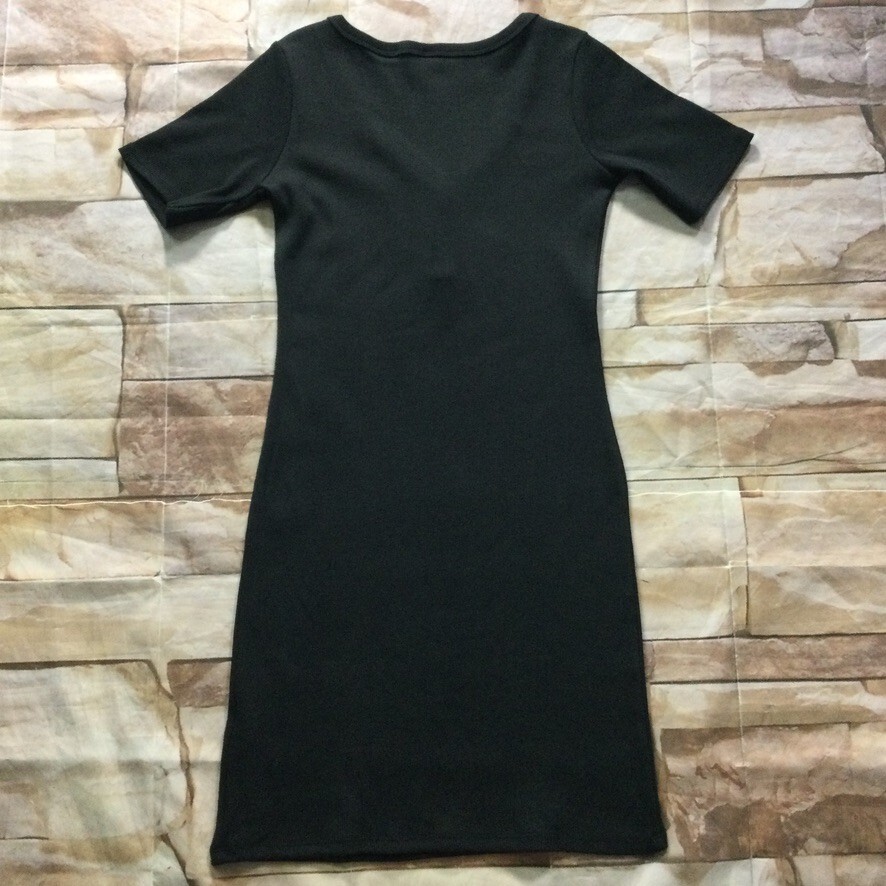 Alternative Apparel Kohls Womens Dress sz M Medium new Black Henley Top T-Shirt
