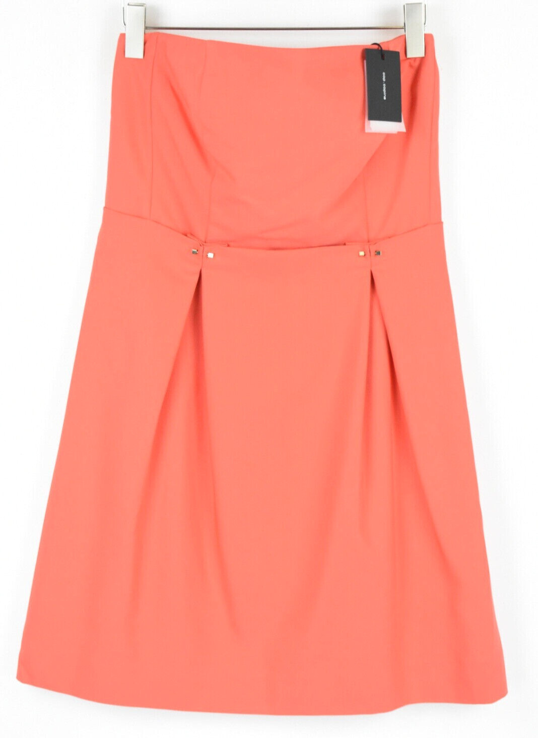COP COPINE Bijou Dress Women’s (EU) 42 Sleeveless Pleated Stretchy Back Zip