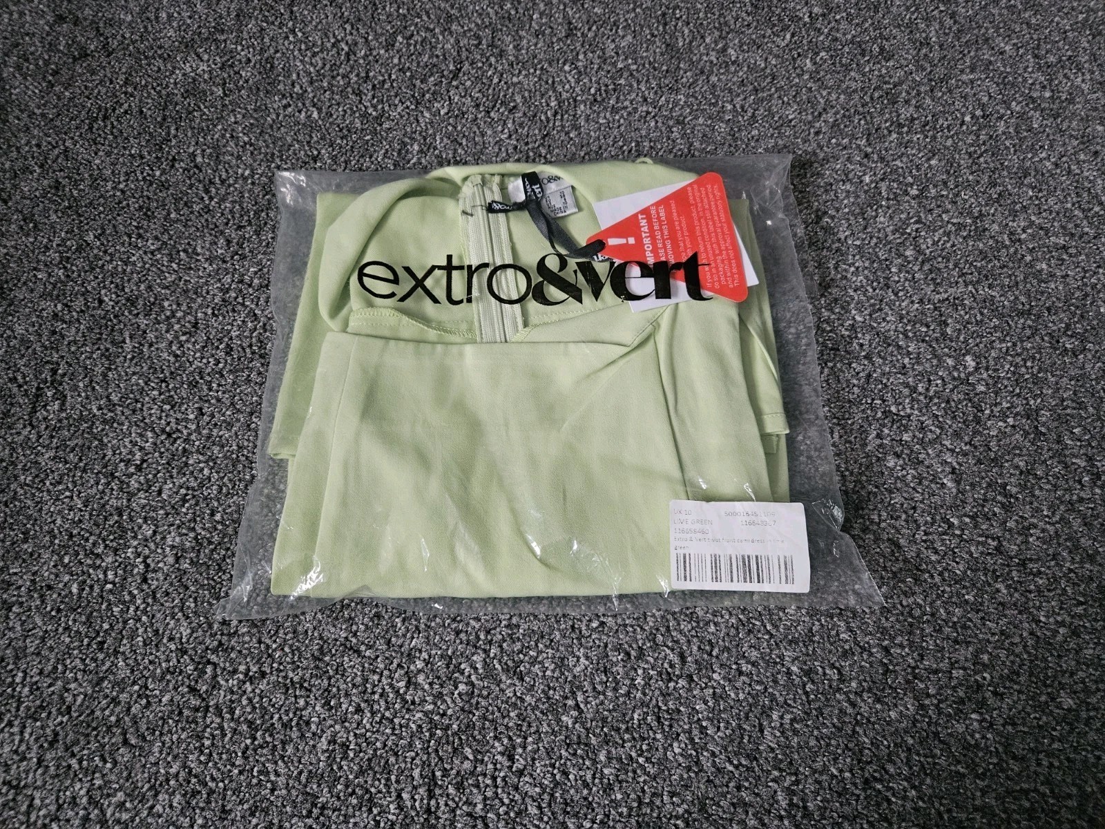Extro & Vert Twist Front Cami Dress Size 10 \ BNWT Authentic – UK Seller