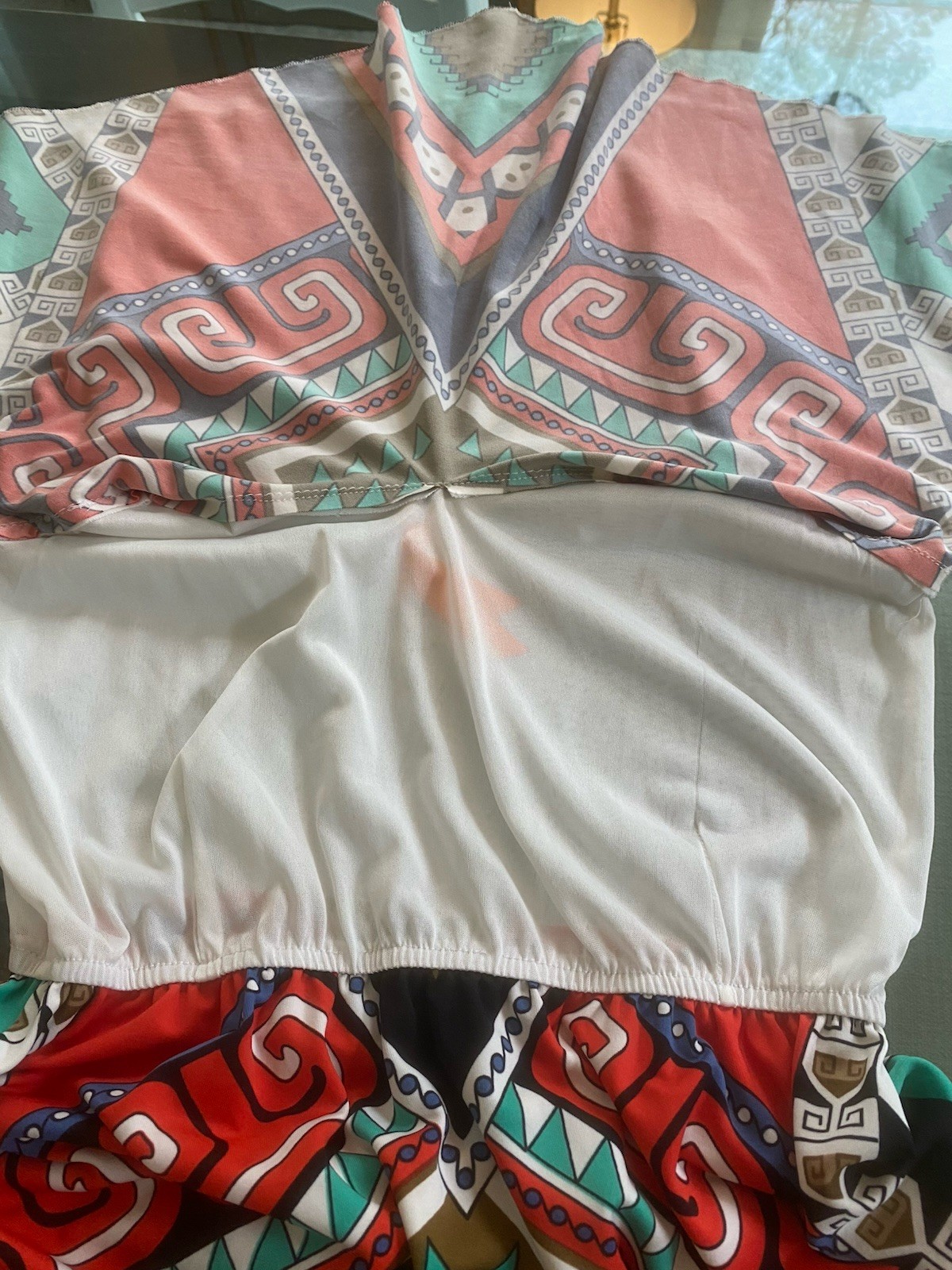 MAGIC Boho Tribal Maxi Dress M Medium Med Long Colorful flowy hippie Geometric