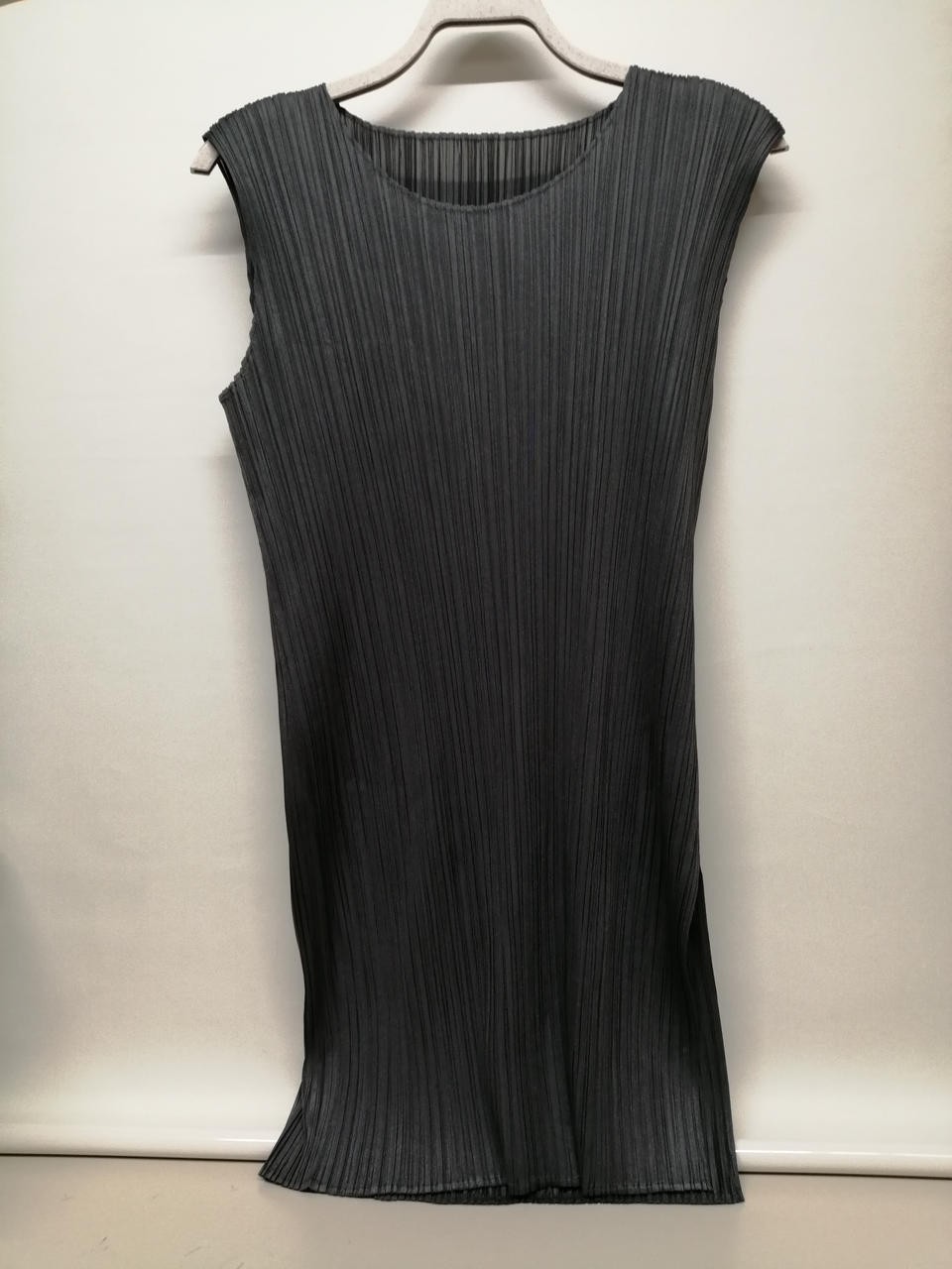 ISSEY MIYAKE PLEATS PLEASE Gray Dress 30 inches