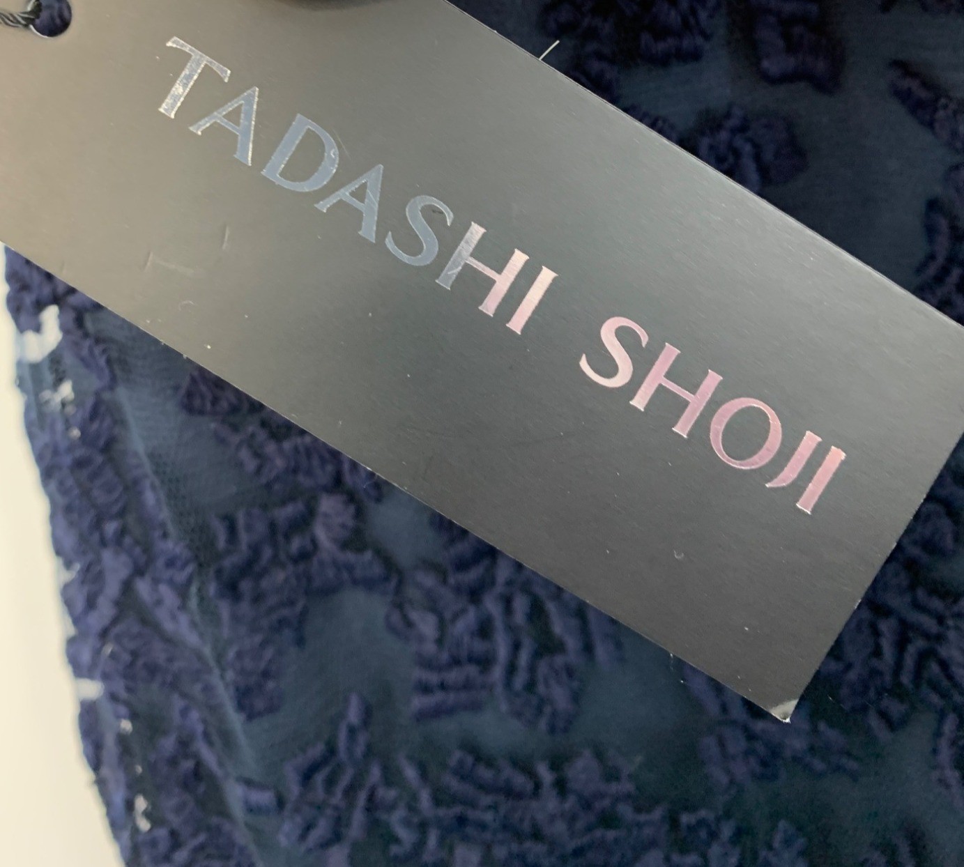 NWT Tadashi Shoji Mesh Lacy Overlay Pencil Dress Size 6 S Stretch RDD10676
