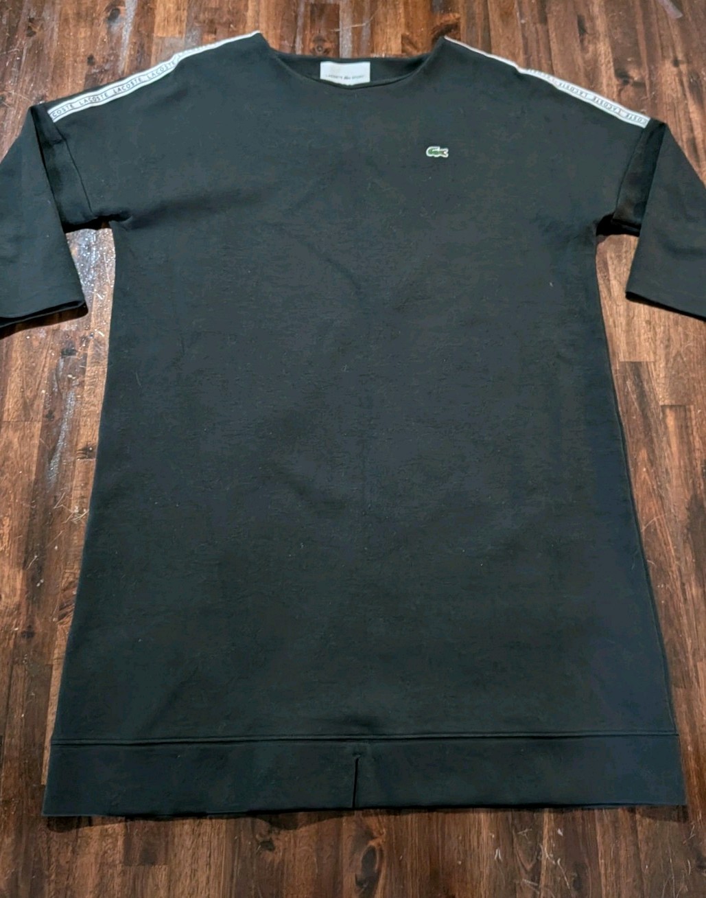 Lacoste Sport Black Dress Size 42 Women’s Athletic Lightweight Golf Breathable