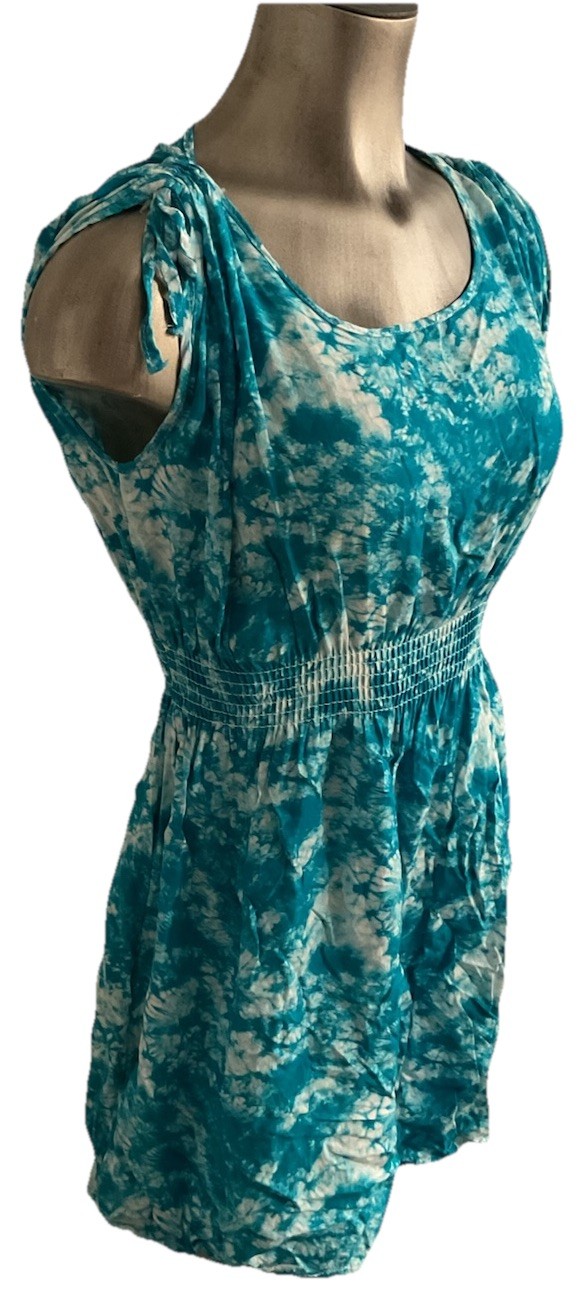 NWT Dress Small Blue Tye Die J&W