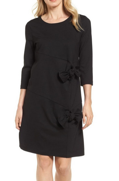 Halogen Women’s Tie Detail Scooped Neck Dress Size M 6317