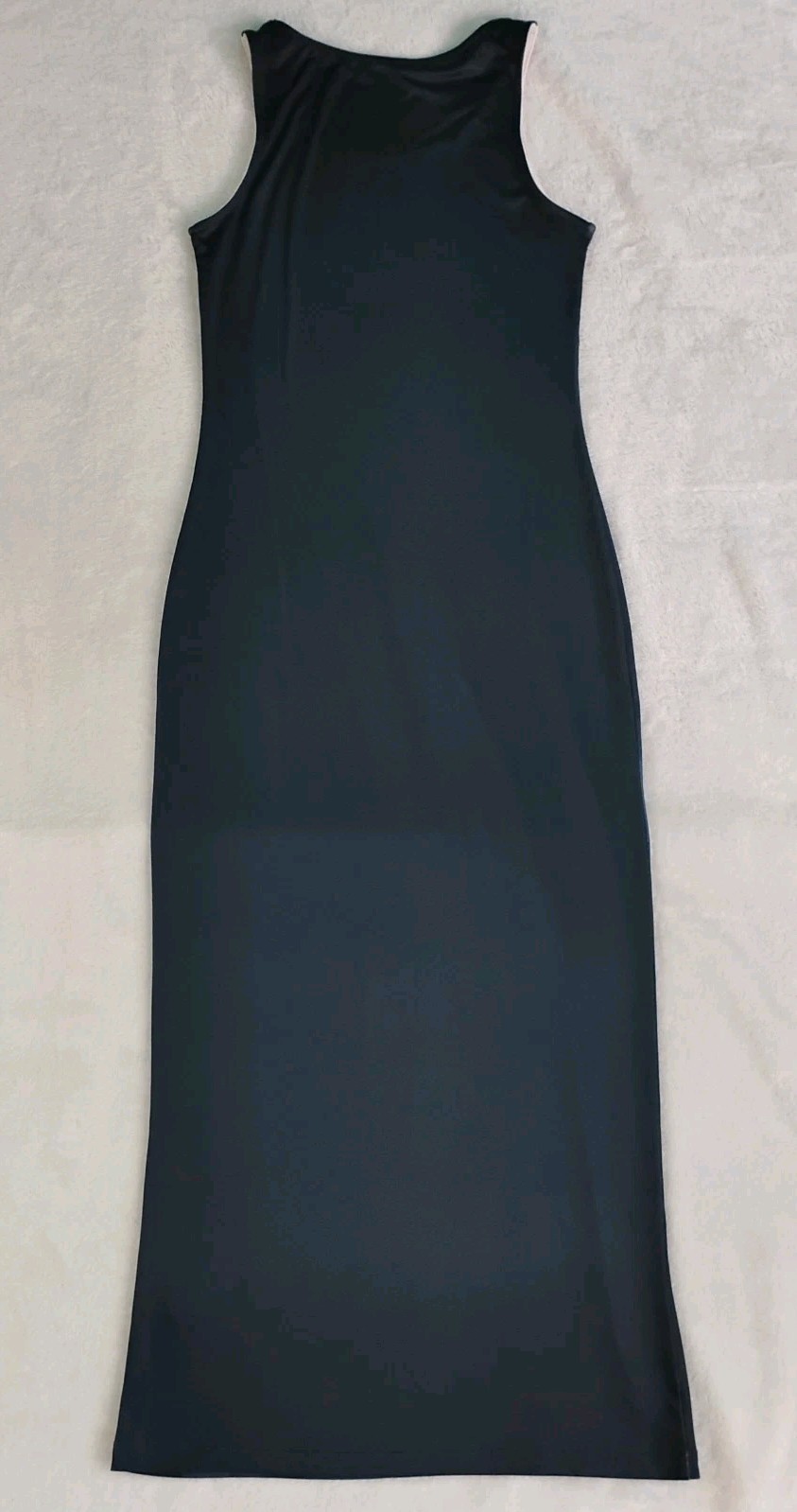 SHEIN Size S US4 Blue Pink Polyester Spandex Trompe L’oeil Body Print Maxi Dress