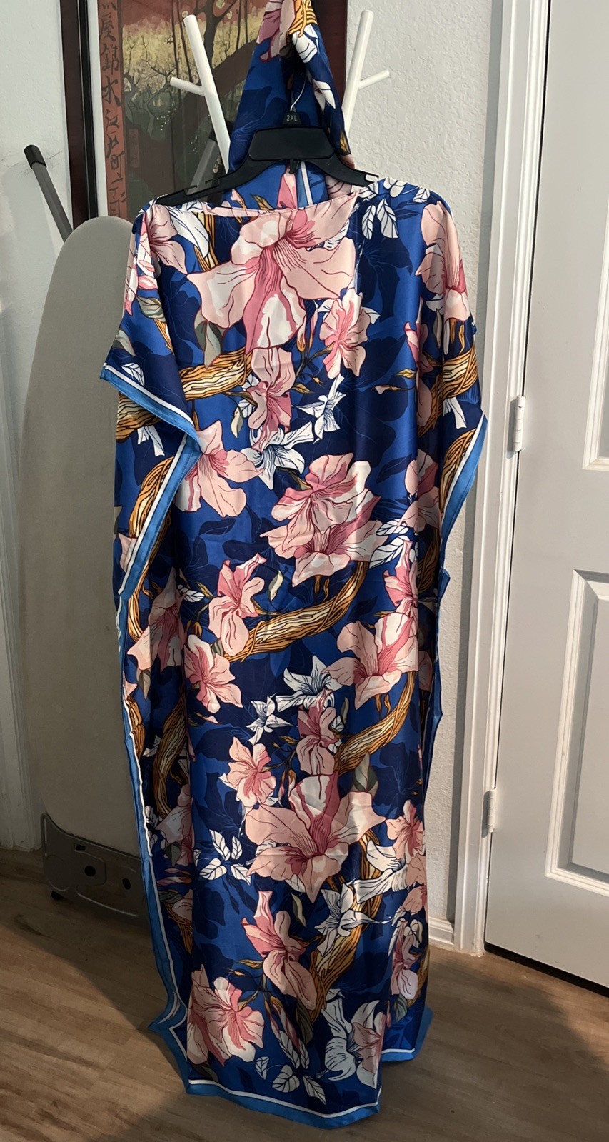 Caftan Dress One Size with Multiple Colors One Size Fits Most Mumu W Scarf Silky