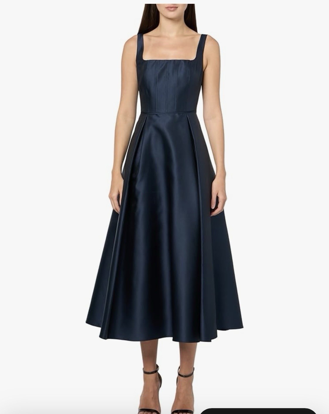 Adrianna Papell Womens Mikado Ankle Dress Size 10