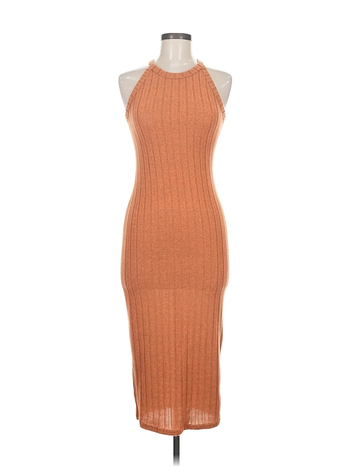 SHEN Women Orange Cocktail Dress 6